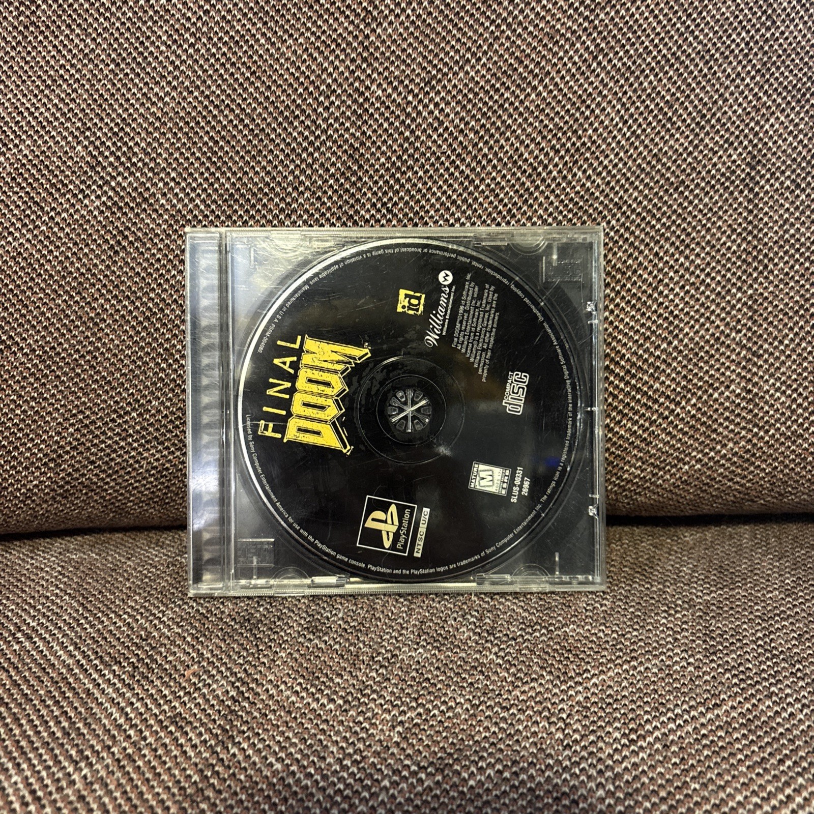 Final Doom (Sony PlayStation 1, 1996) PS1 READ