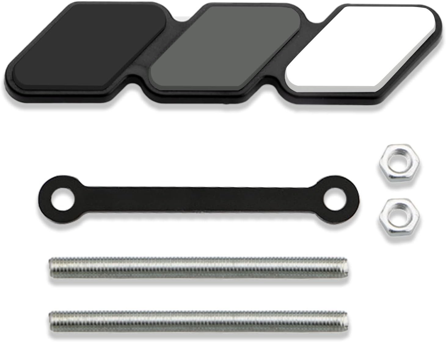 TRD Grille Badge Emblem Tri Color Insert Trim for Tacoma 4Runner Tundra Rav4