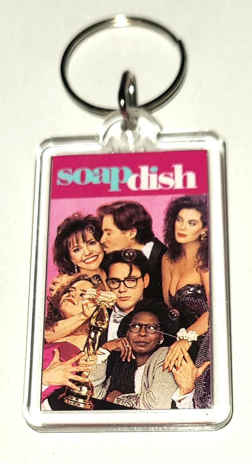 VTG Collectable 91 Soapdish Promo Keychain Paramount Pictures Acrylic Keychain