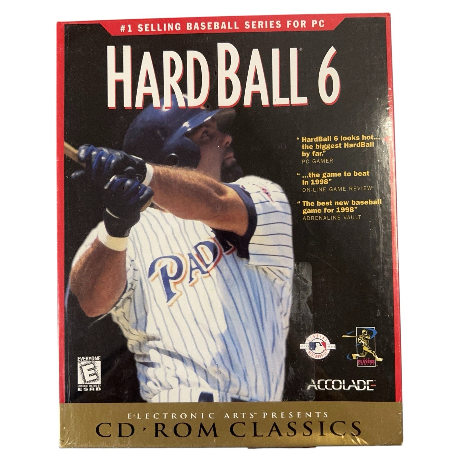 Hardball 6 PC game Accolade 1998 Big Box PC Game Vintage New Sealed