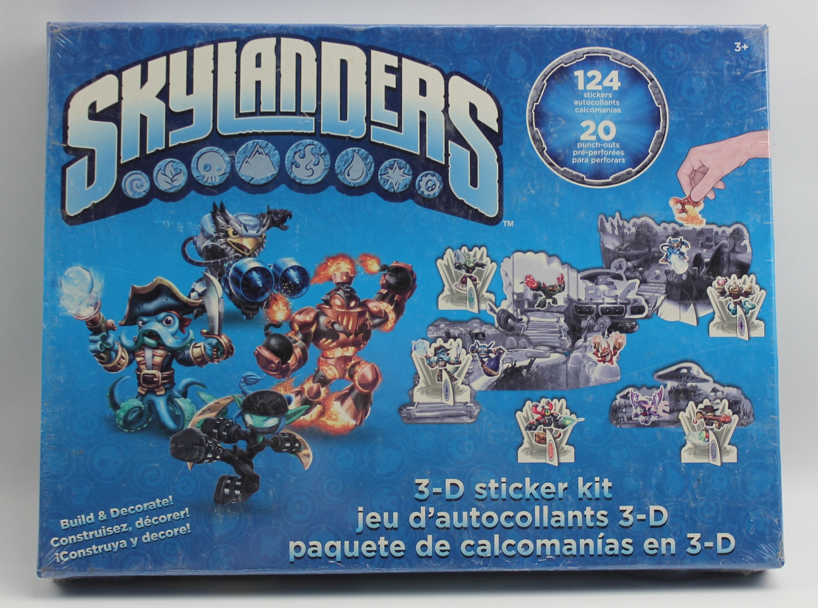 Skylanders 3-D Sticker Kit Decoration Pack Collection Crafts