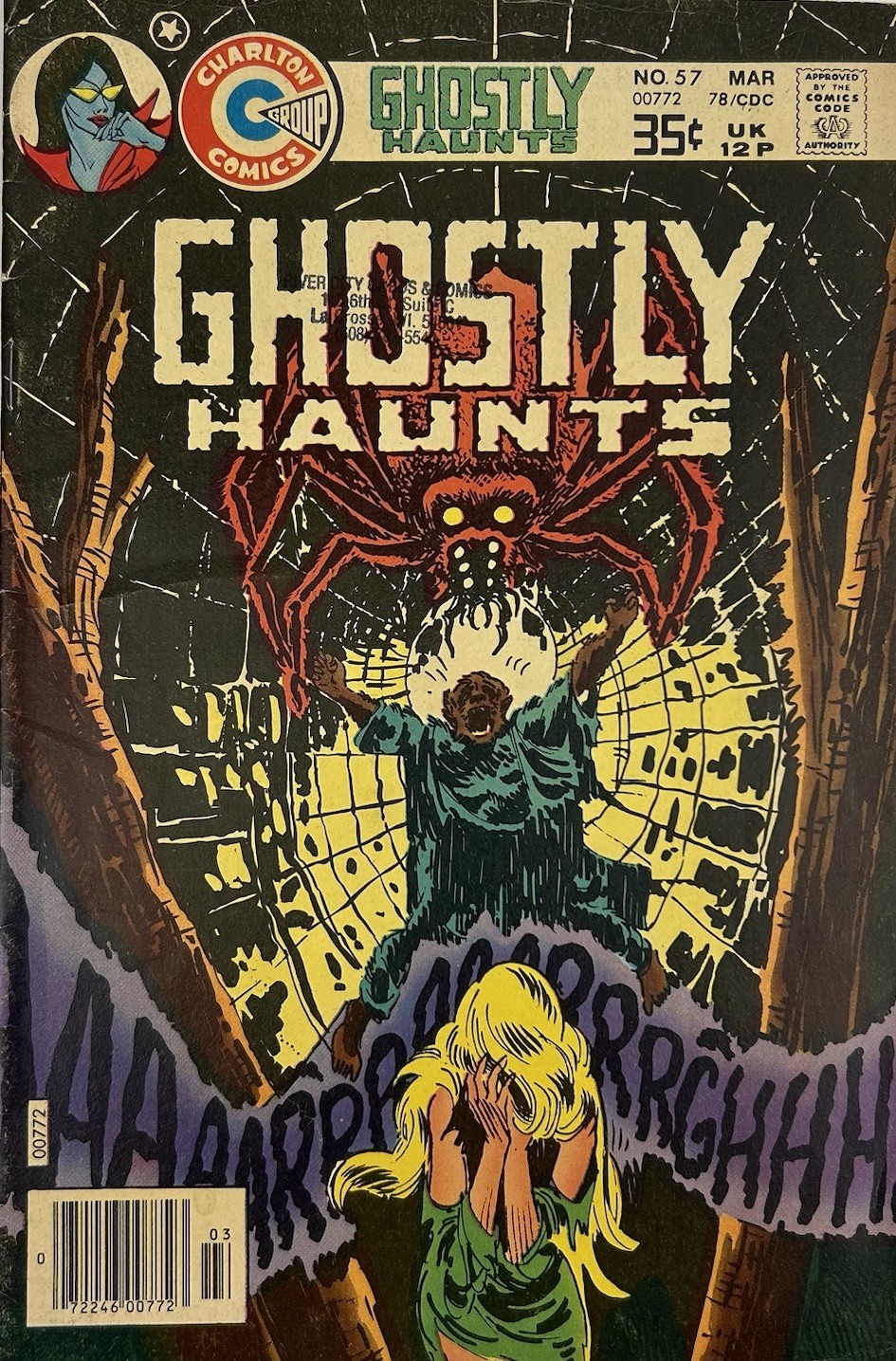 Ghostly Haunts #57 (March 1978, Charlton Comics) Bronze Age Horror Comic     C60