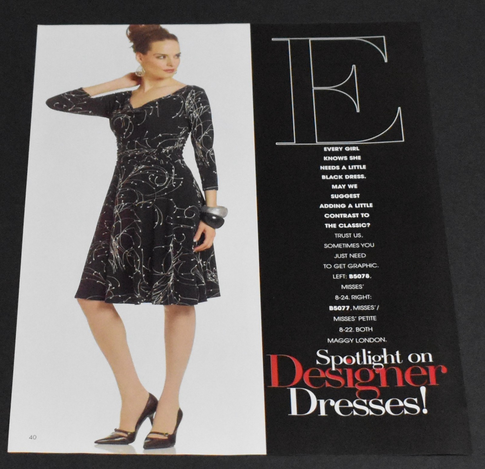 2007 Print Ad Fashion Lady Legs Heels Brunette Gorgeous Designer Dress Smooth HL