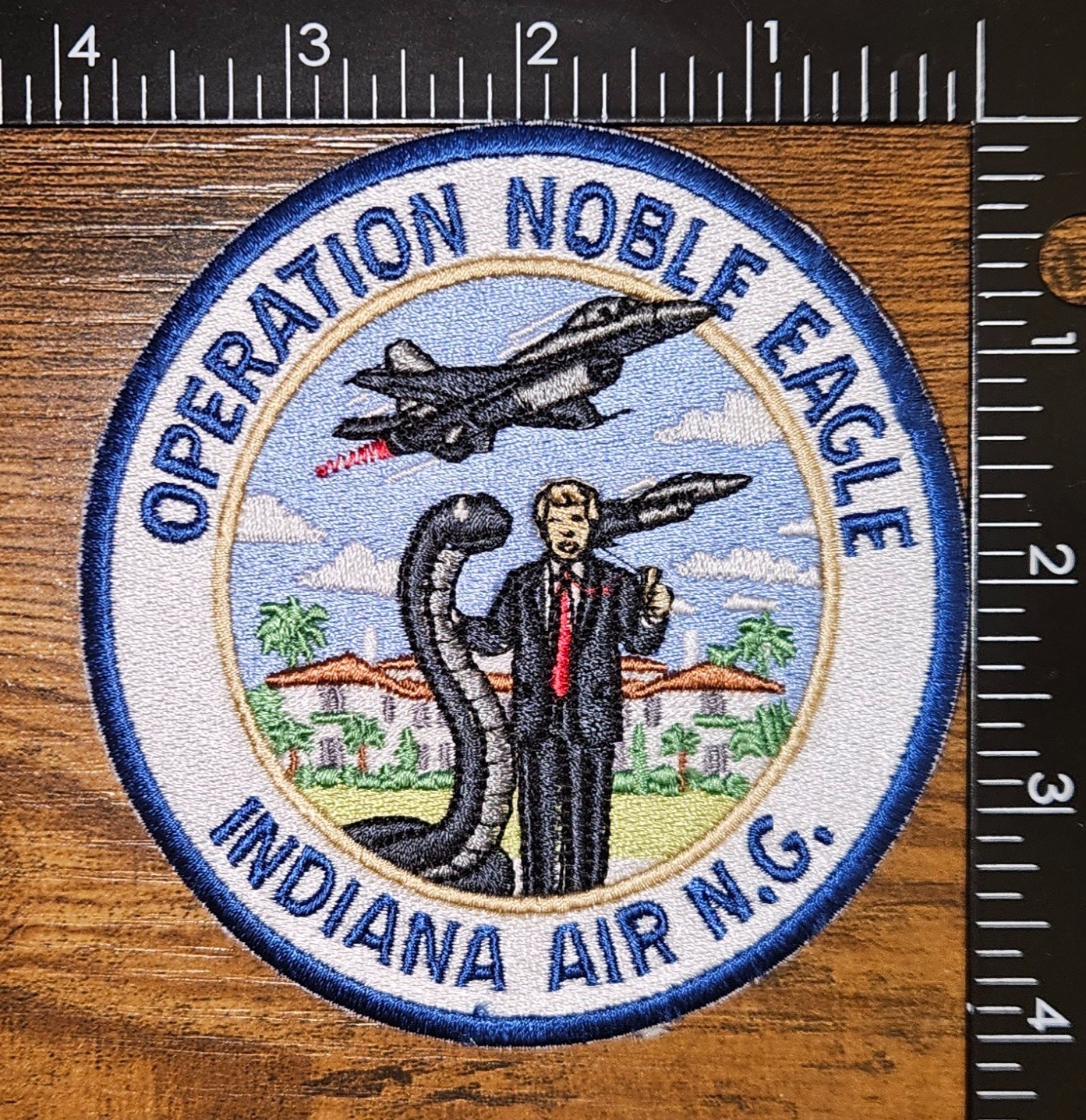 Operation Noble Eagle Indiana Air National Guard Military Patch