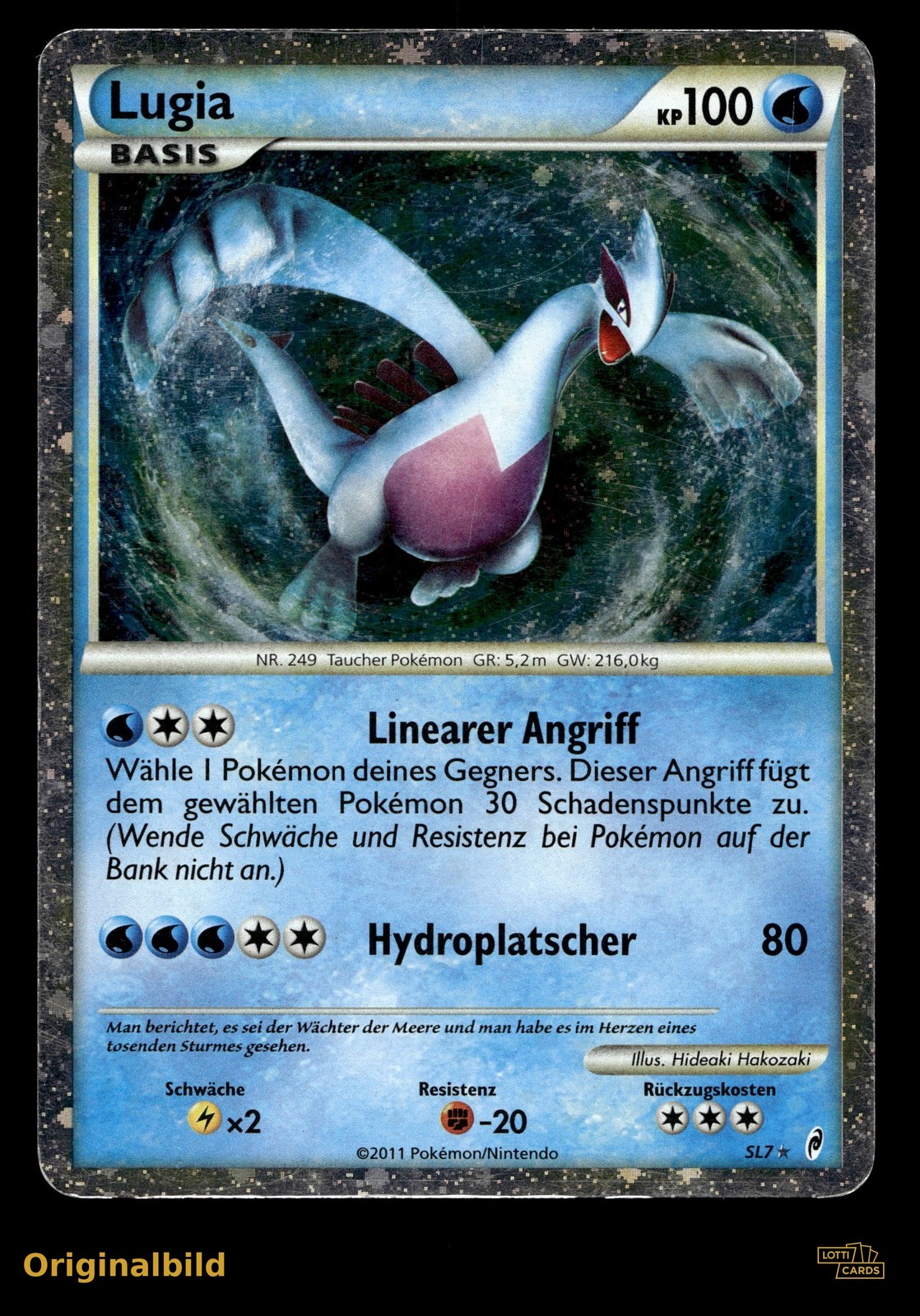 Lugia Call of Legends SL7 Ultra Rare German PL