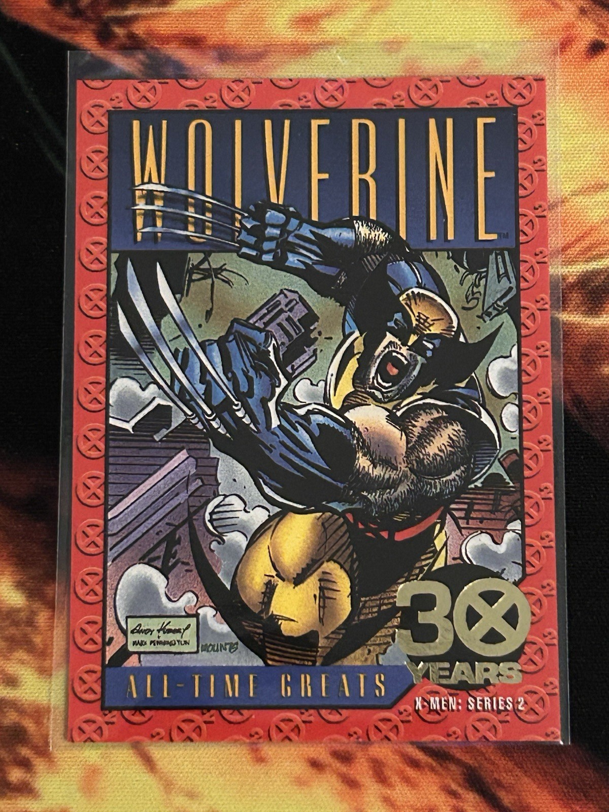 SkyBox 1993 Marvel X-Men Series 2 All-Time Greats Insert Wolverine G-9