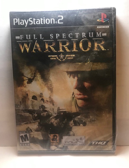 Full Spectrum Warrior (Sony PlayStation 2, 2005) brand new==sealed