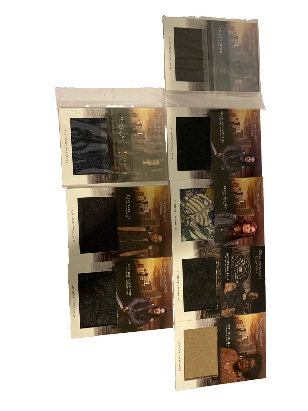 The Immortal Instrument City Of Bones Eight Card Lot Wardrobe Collins Headey