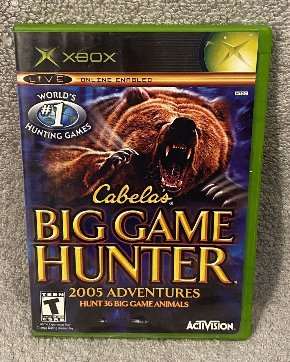 Cabela's Big Game Hunter: 2005 Adventures (Xbox, 2004) **TESTED** Complete CIB