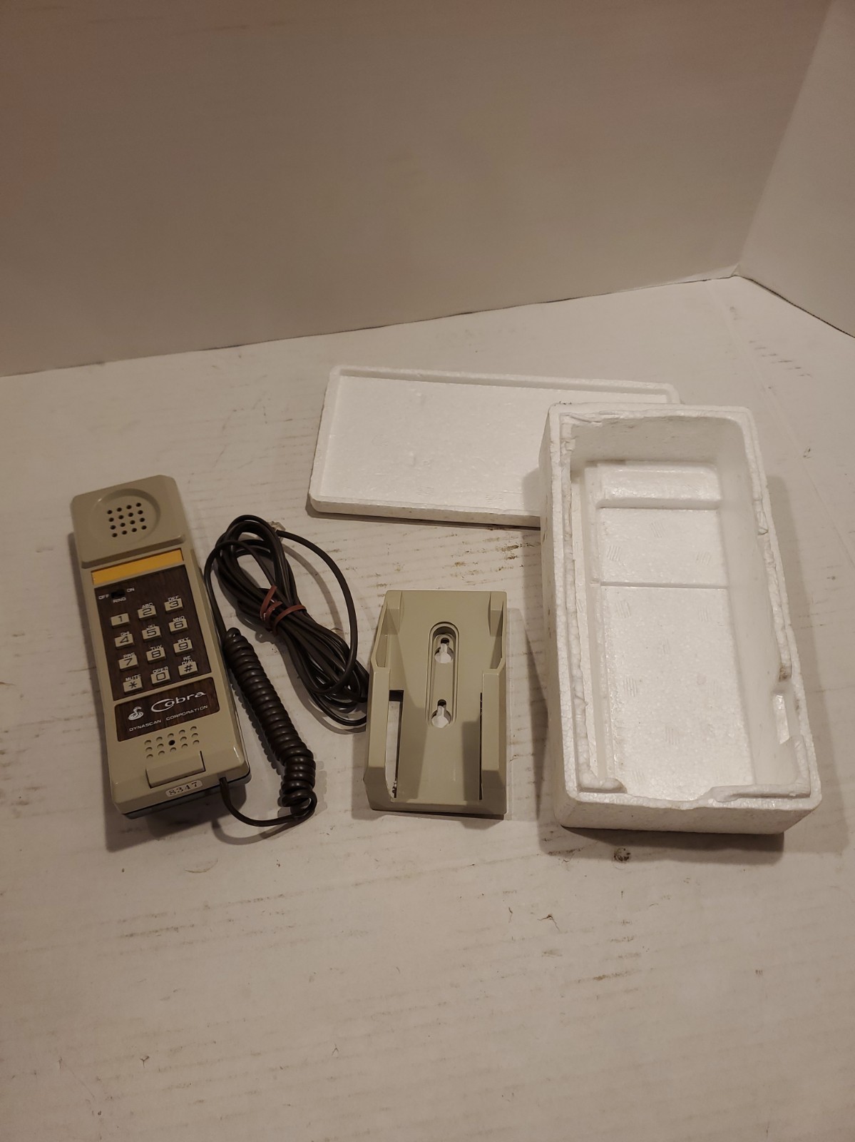 Vintage 1980s Cobra Dynascan Landline Telephone Replacement With Cord 80s VTG