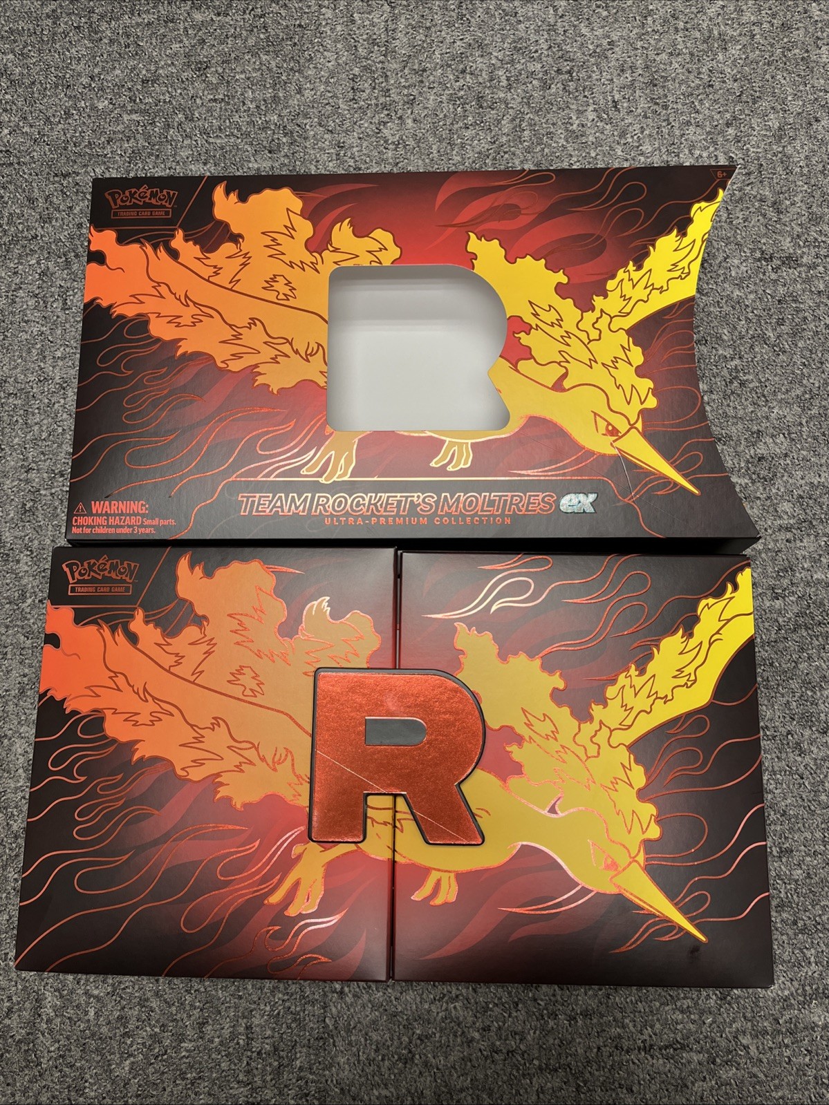 Team Rocket’s Moltress EX Ultra Premium Collection No Cards