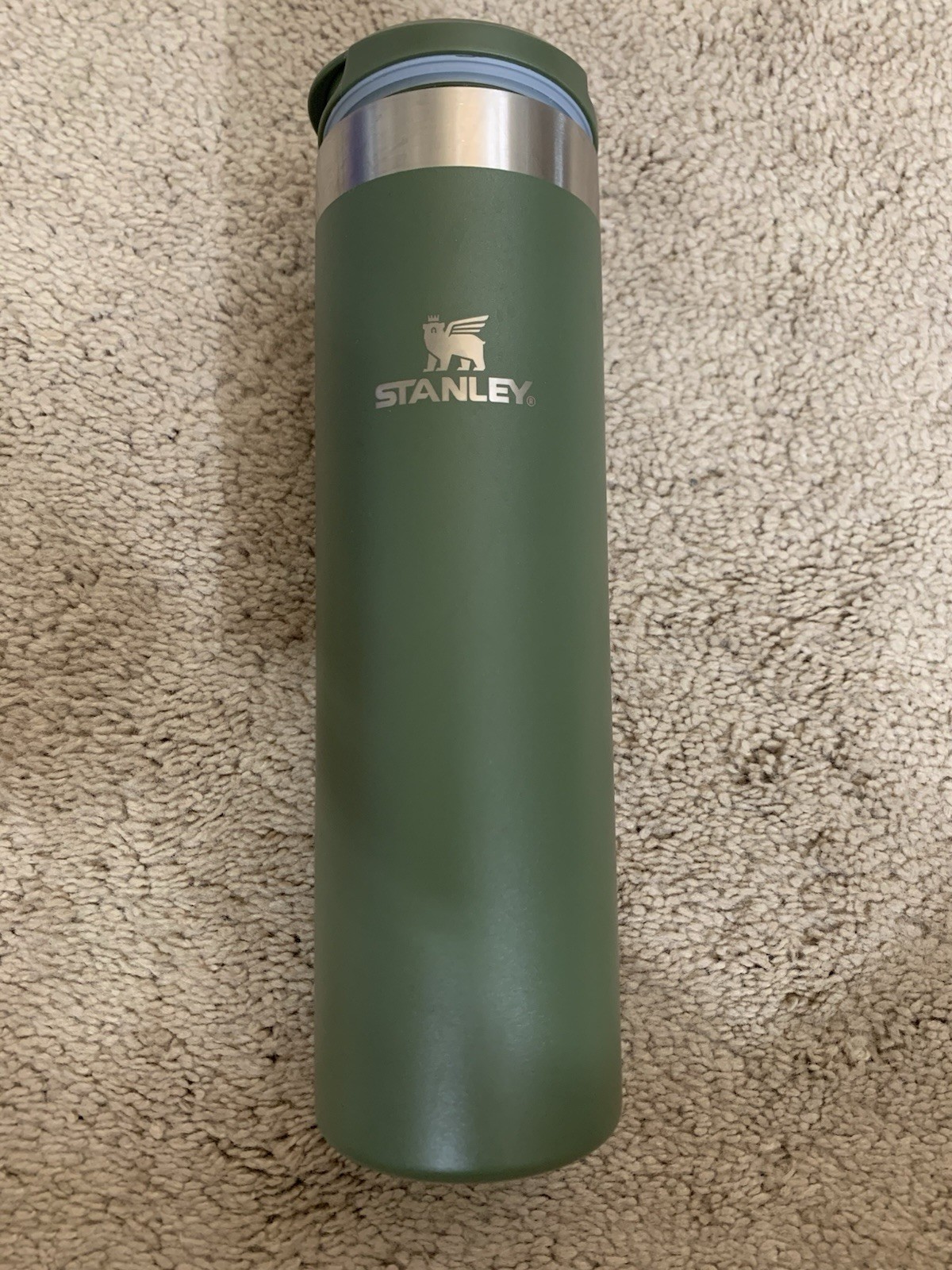 New Stanley The Transit 2.0 Flip Top Mug cup 20 OZ dried pine hot/cold insulated