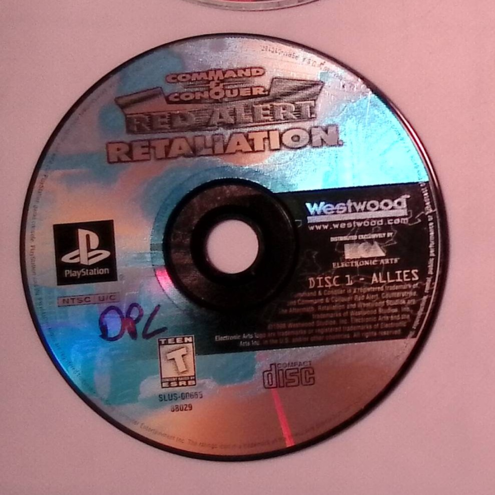 Command and Conquer Red Alert Retaliation Playstation 1 Tested and Works