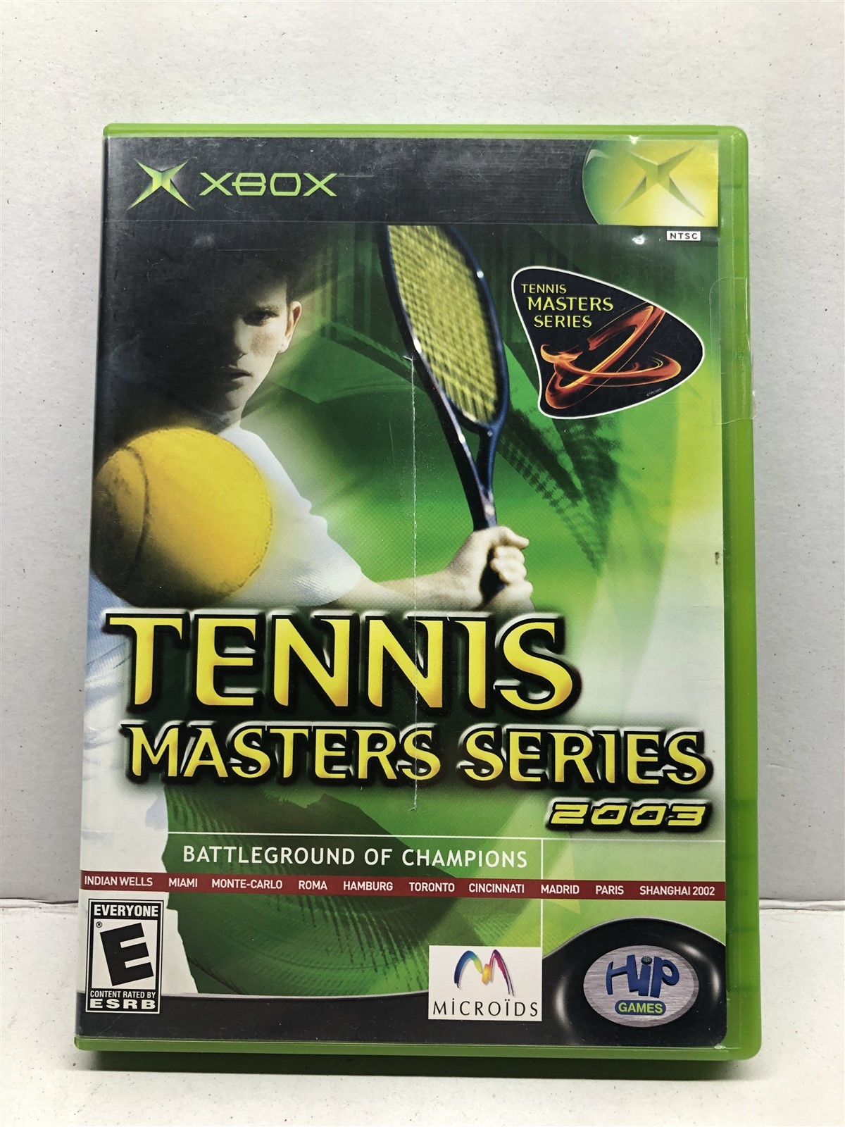 Tennis Masters Series 2003 (Microsoft Xbox, 2003) Complete Tested Working 