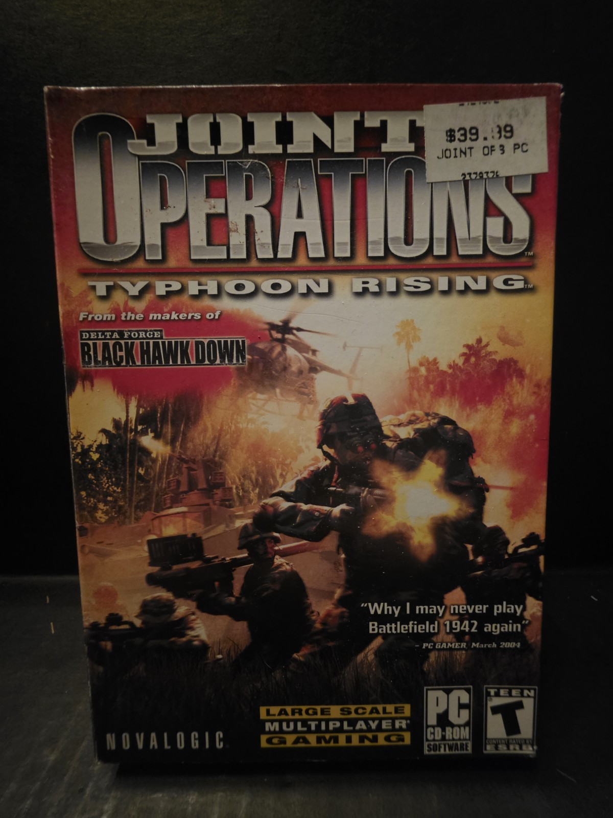 Joint Operations: Typhoon Rising (PC, 2004) New Open Box Complete Sealed Disc