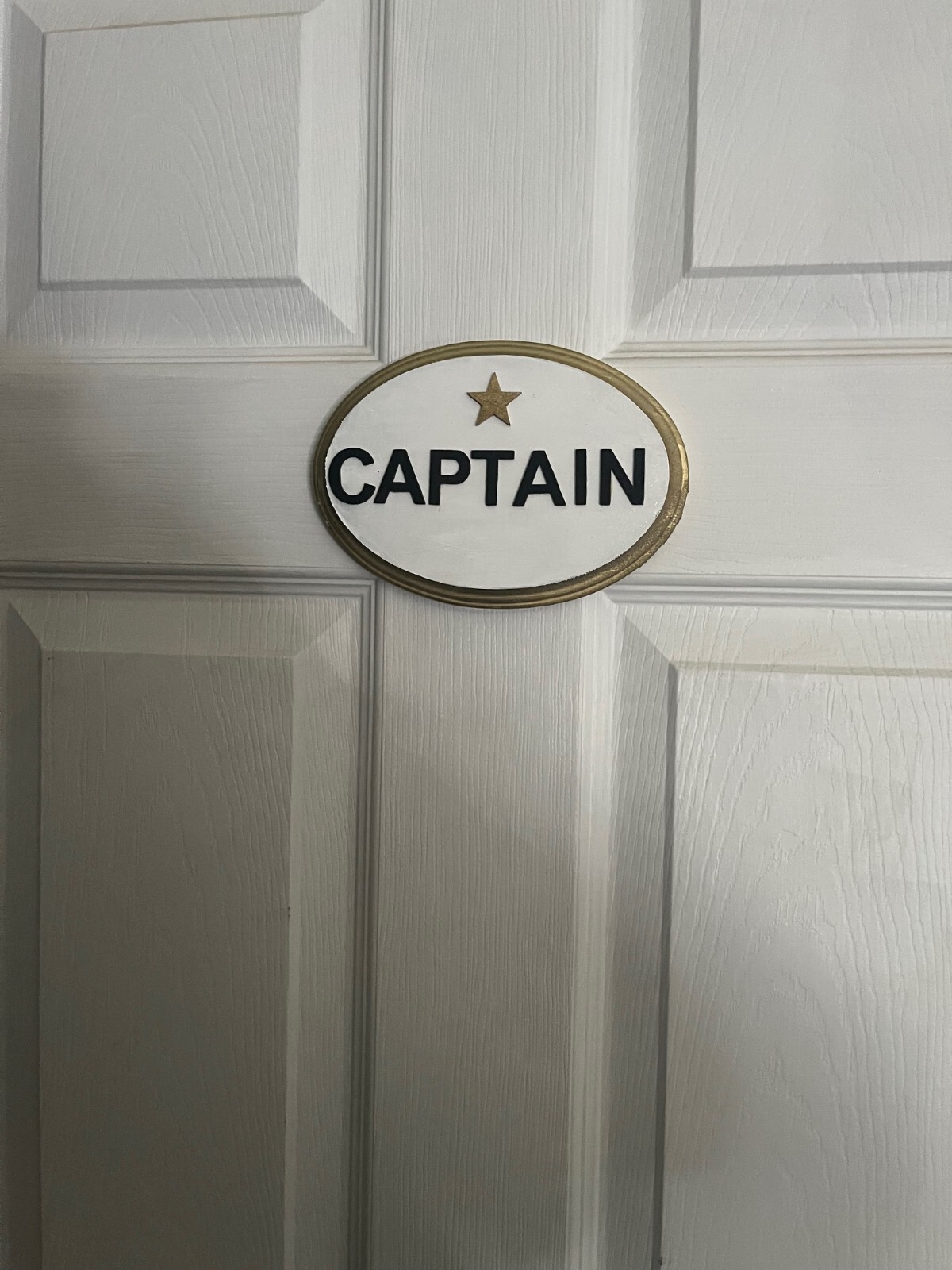 RMS Titanic Captain's quarters door sign, replica. A nice gift for your Captain