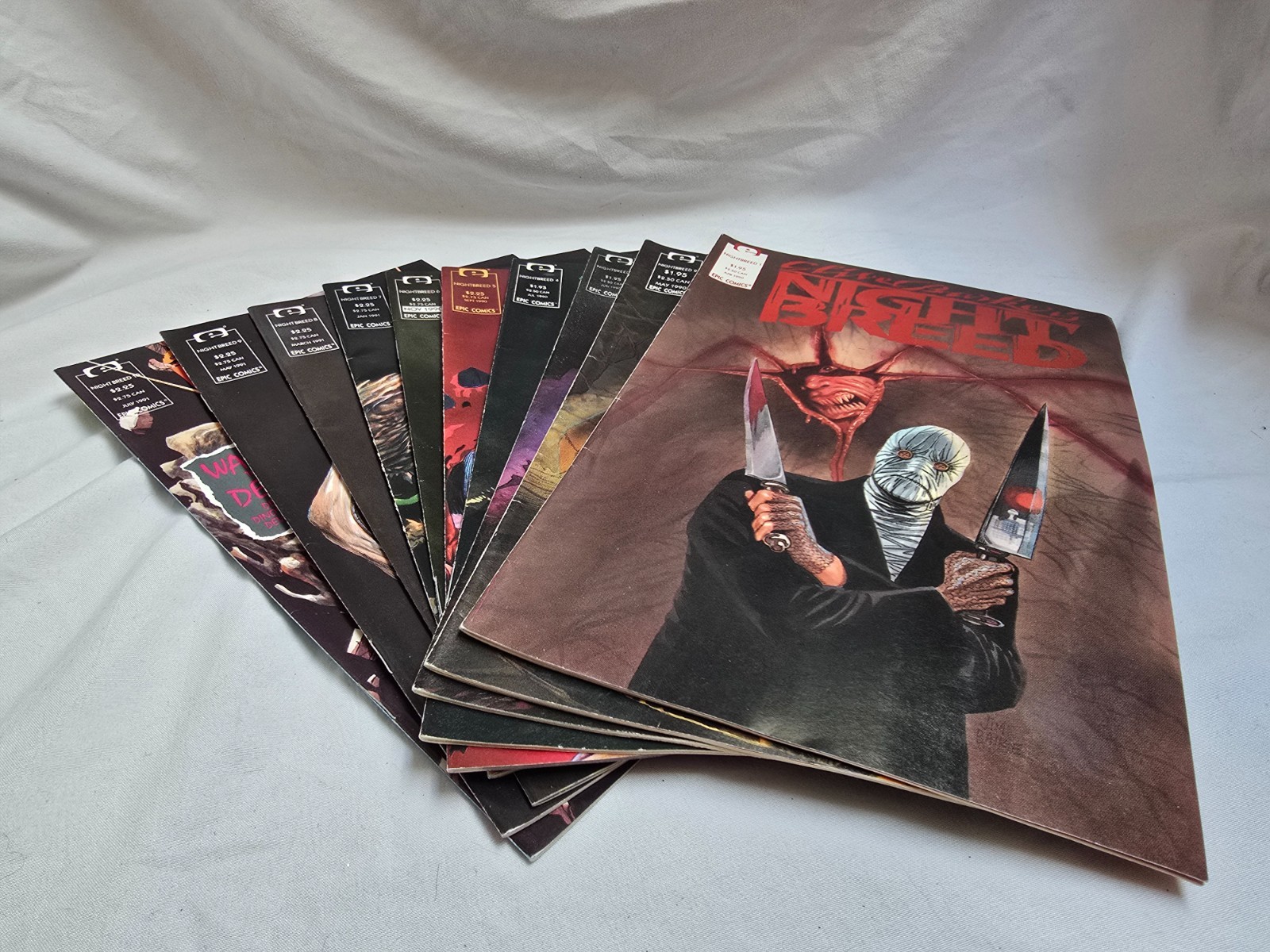 Clive Barker\'s Night Breed #1-10 Complete Run Epic Comics Horror Lot