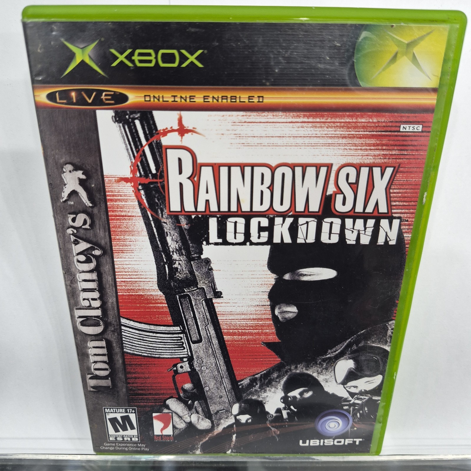 Tom Clancy's Rainbow Six: Lockdown (Microsoft Xbox, 2005) With Manual 