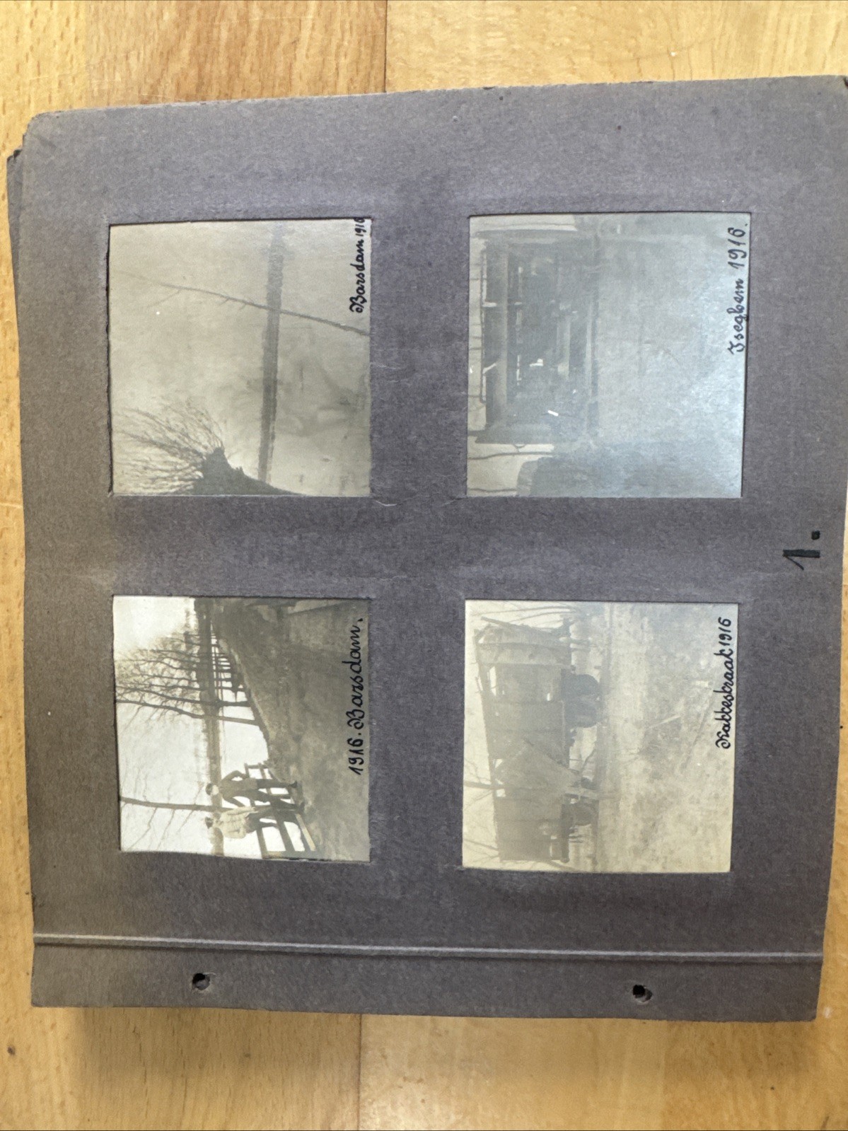 World War I Photo Album 1916 Winter German Western Front 80 Photos Original