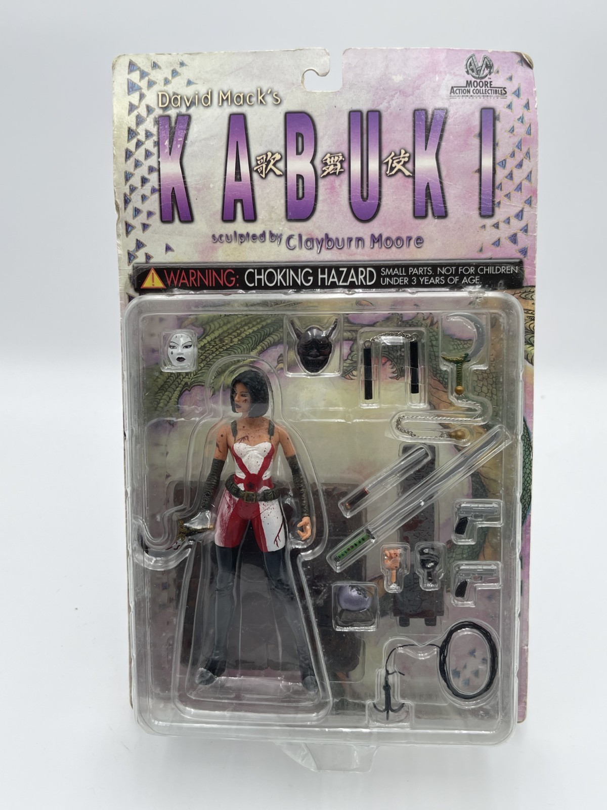 WARTORN Kabuki Action Figure Toy New In Box David Mack 2000 Moore