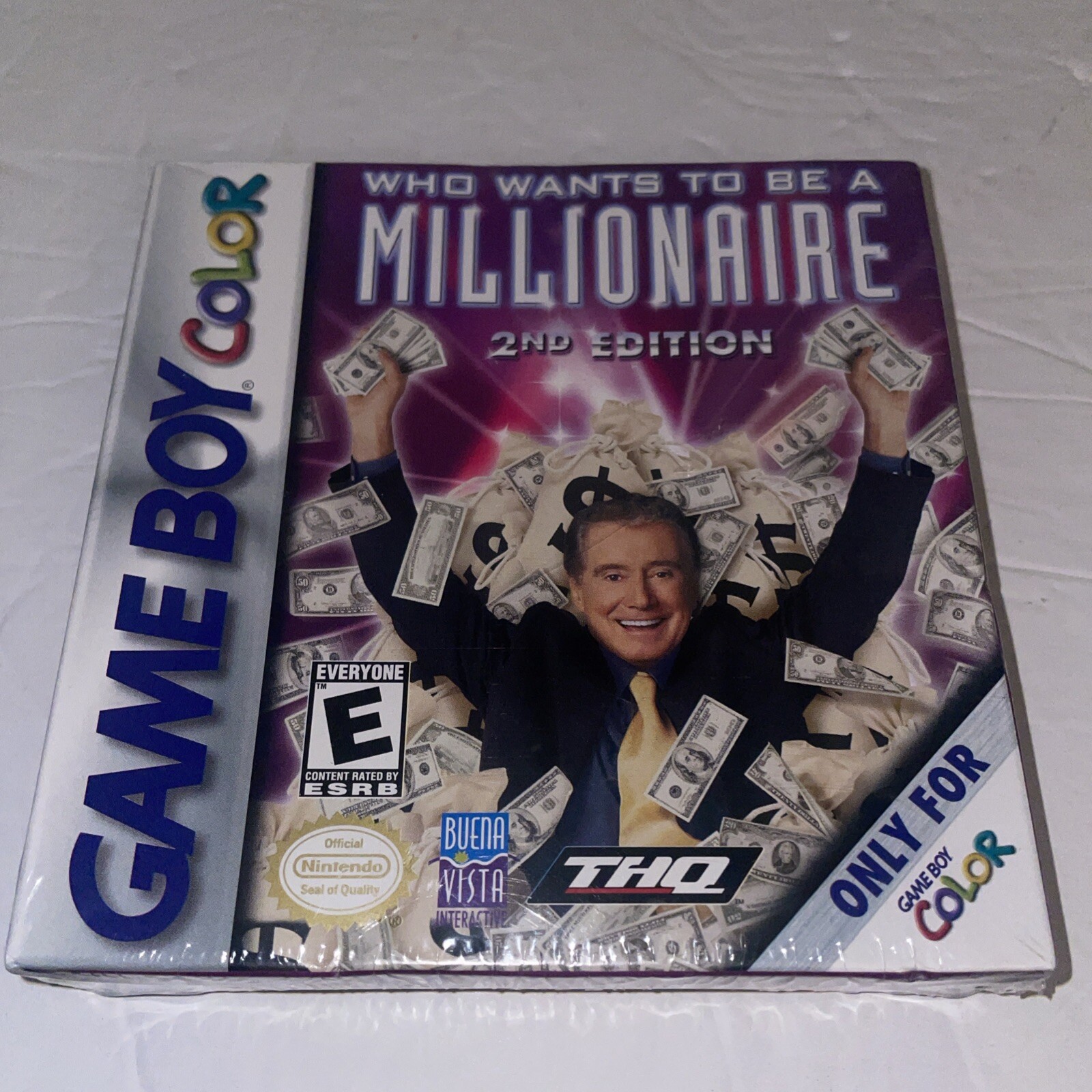 Who Wants to Be a Millionaire: 2nd Edition (Game Boy Color 2000) THQ/ New Sealed