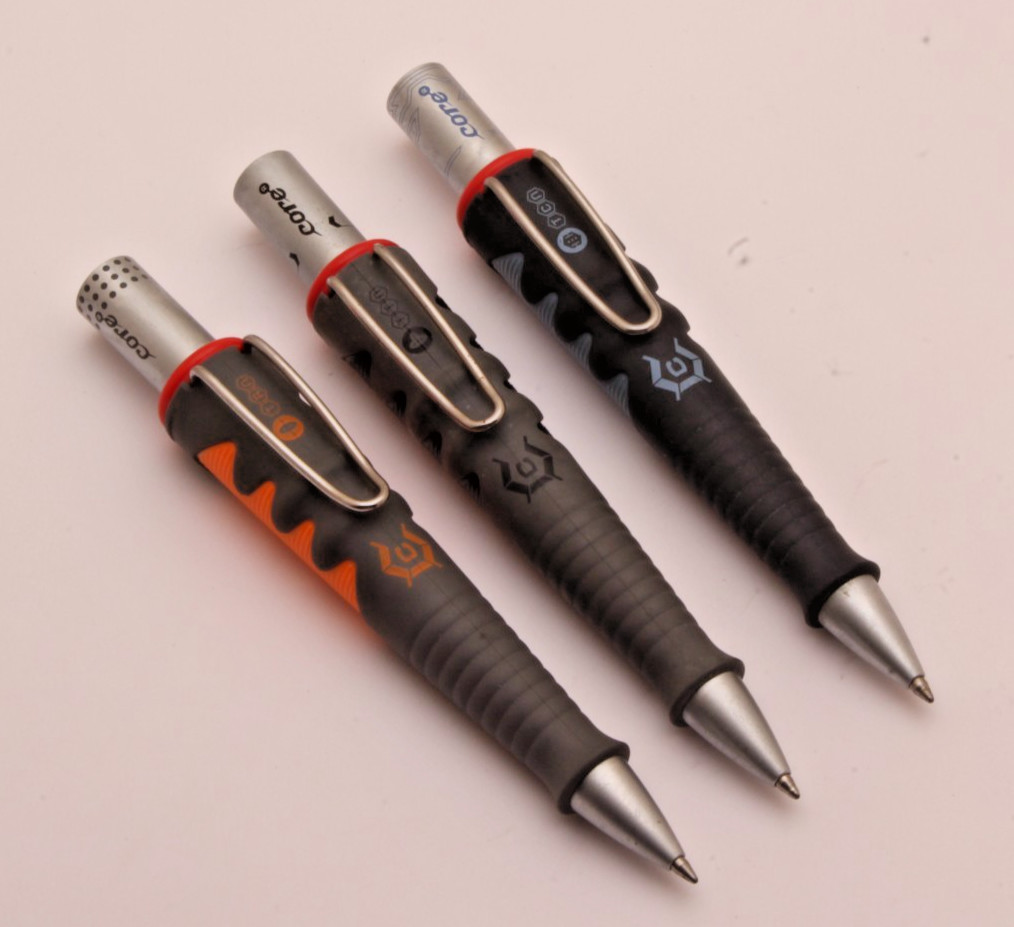 SET OF 3 Rotring Core Ballpoint Pens RARE VINTAGE NEW OLD STOCK
