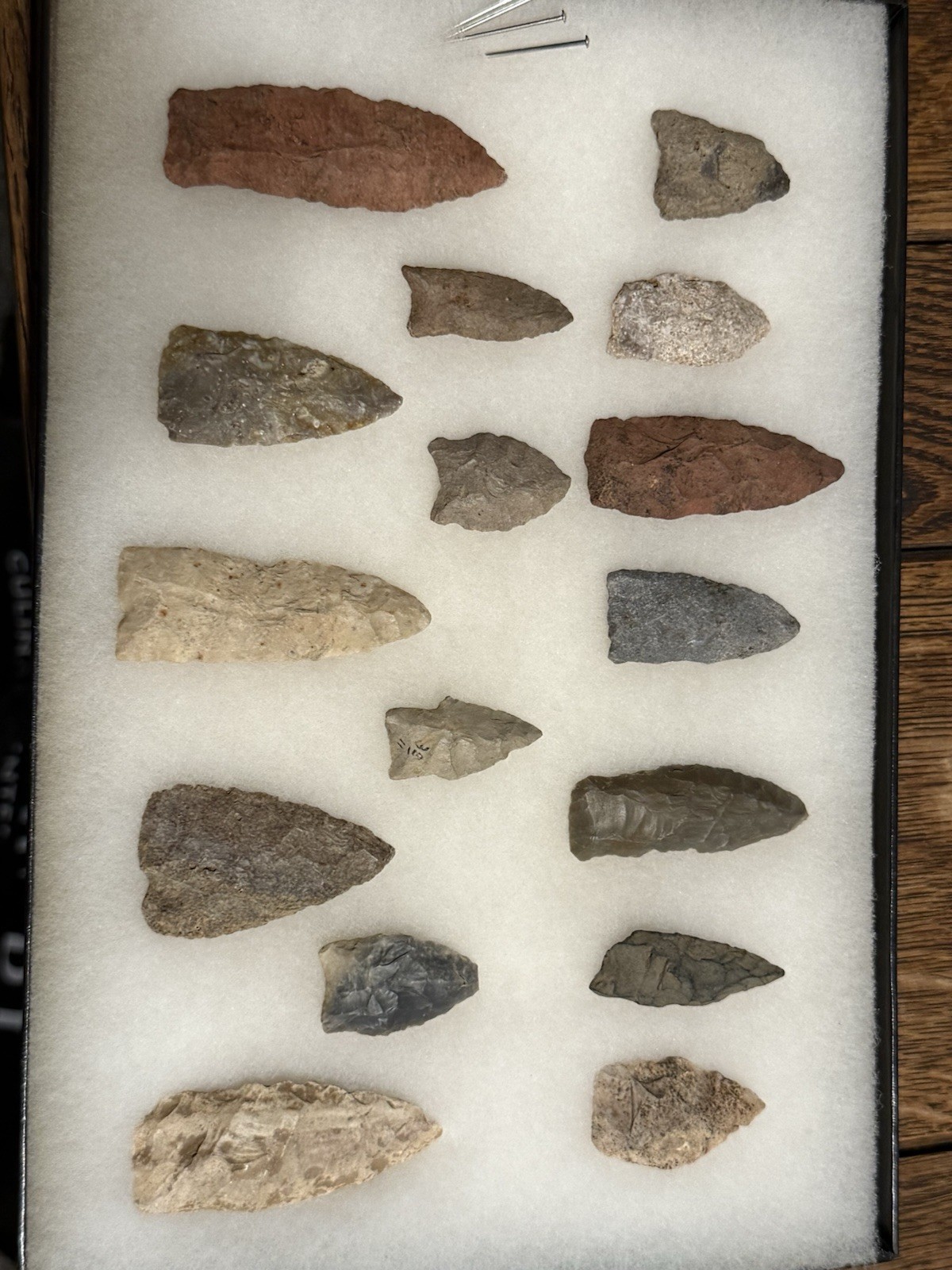Frame Of 16 Paleo Point Clovis From Tennessee And Kentucky Arrowhead 