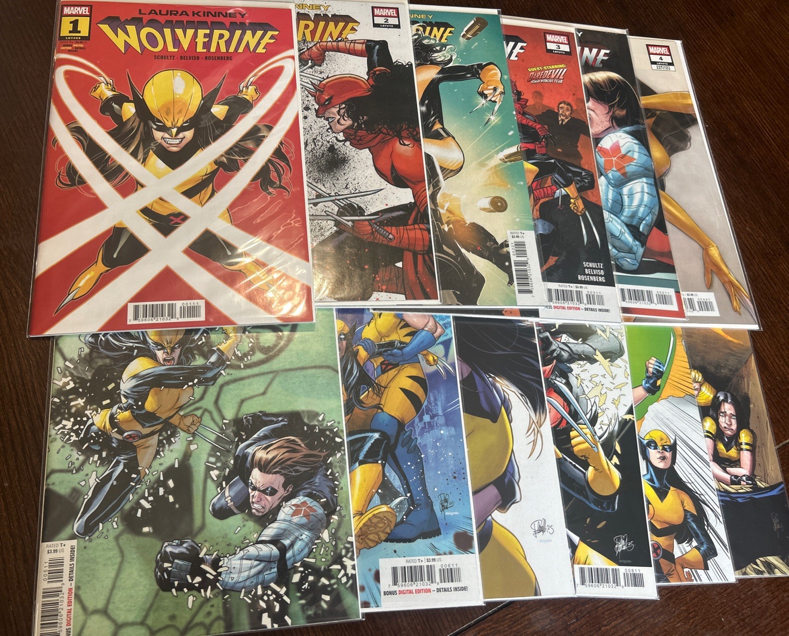 Laura Kinney: Wolverine #1–10  Complete Series MARVEL NM Variants 12 Books X-23