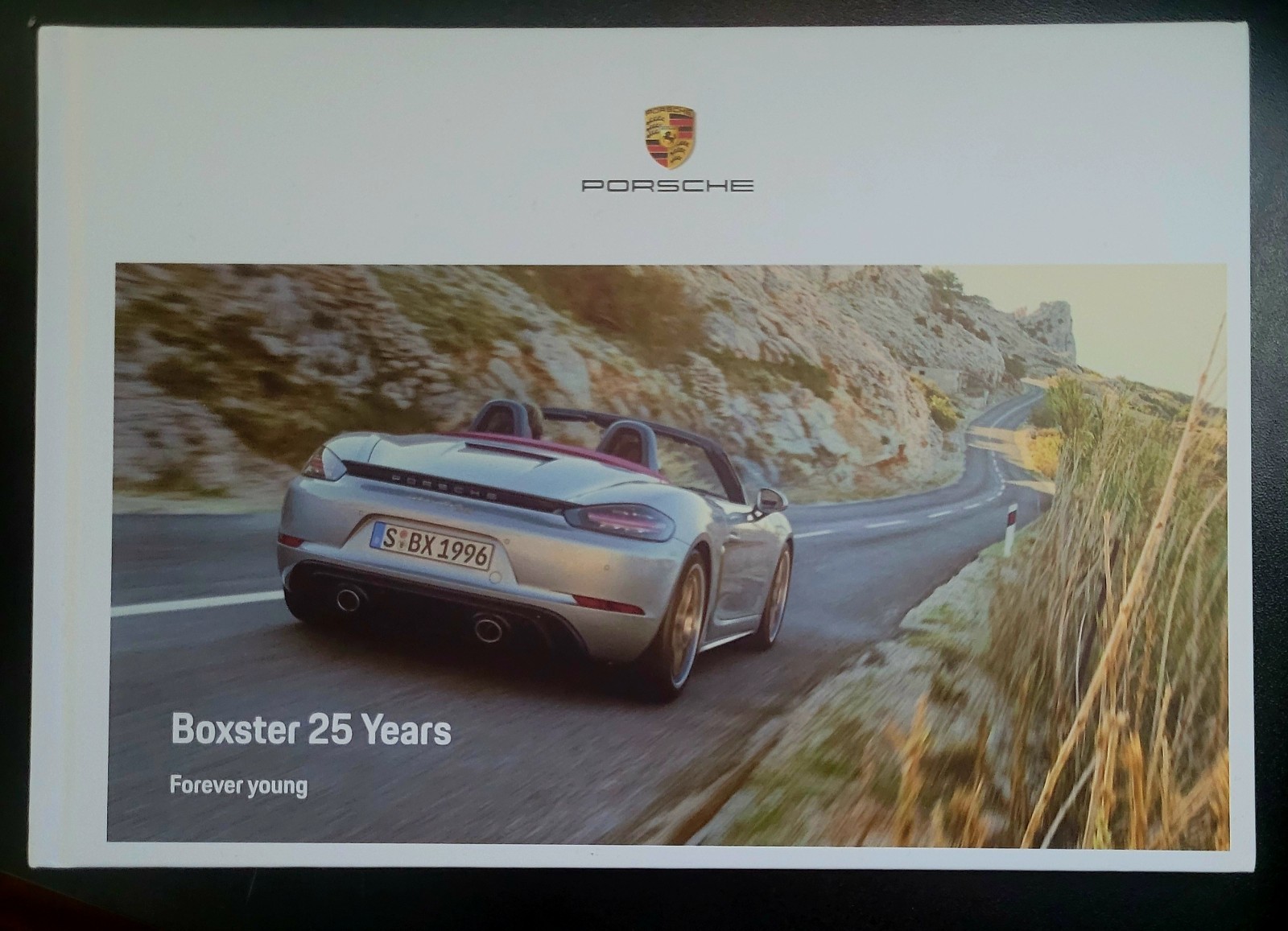 2021 2022 Porsche Boxster 25 Years Hardcover Brochure 718 Anniversary Catalog