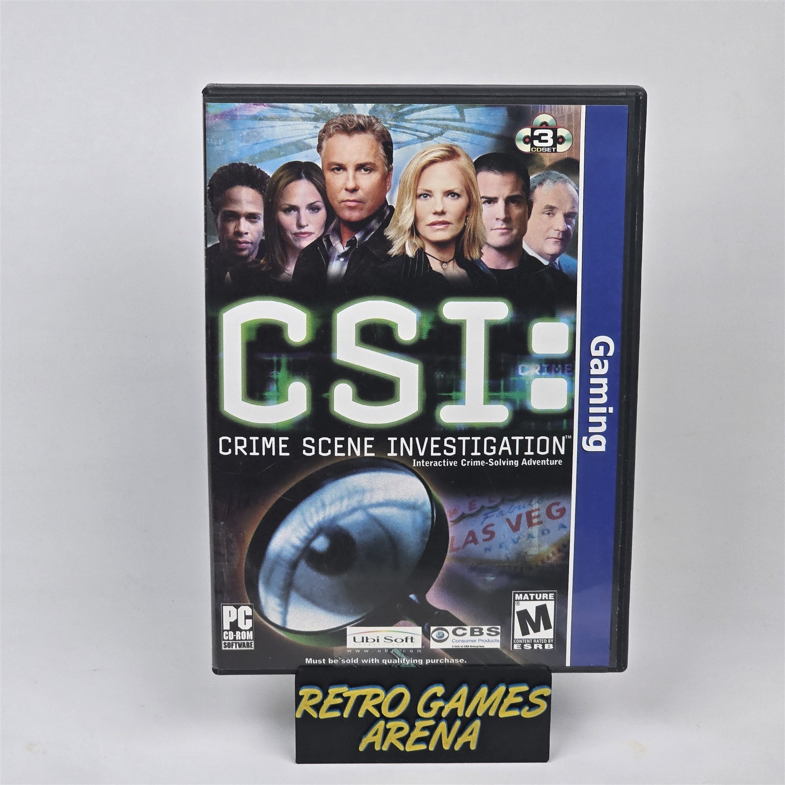 CSI: Crime Scene Investigation (PC CD-ROM) CIB COMPLETE