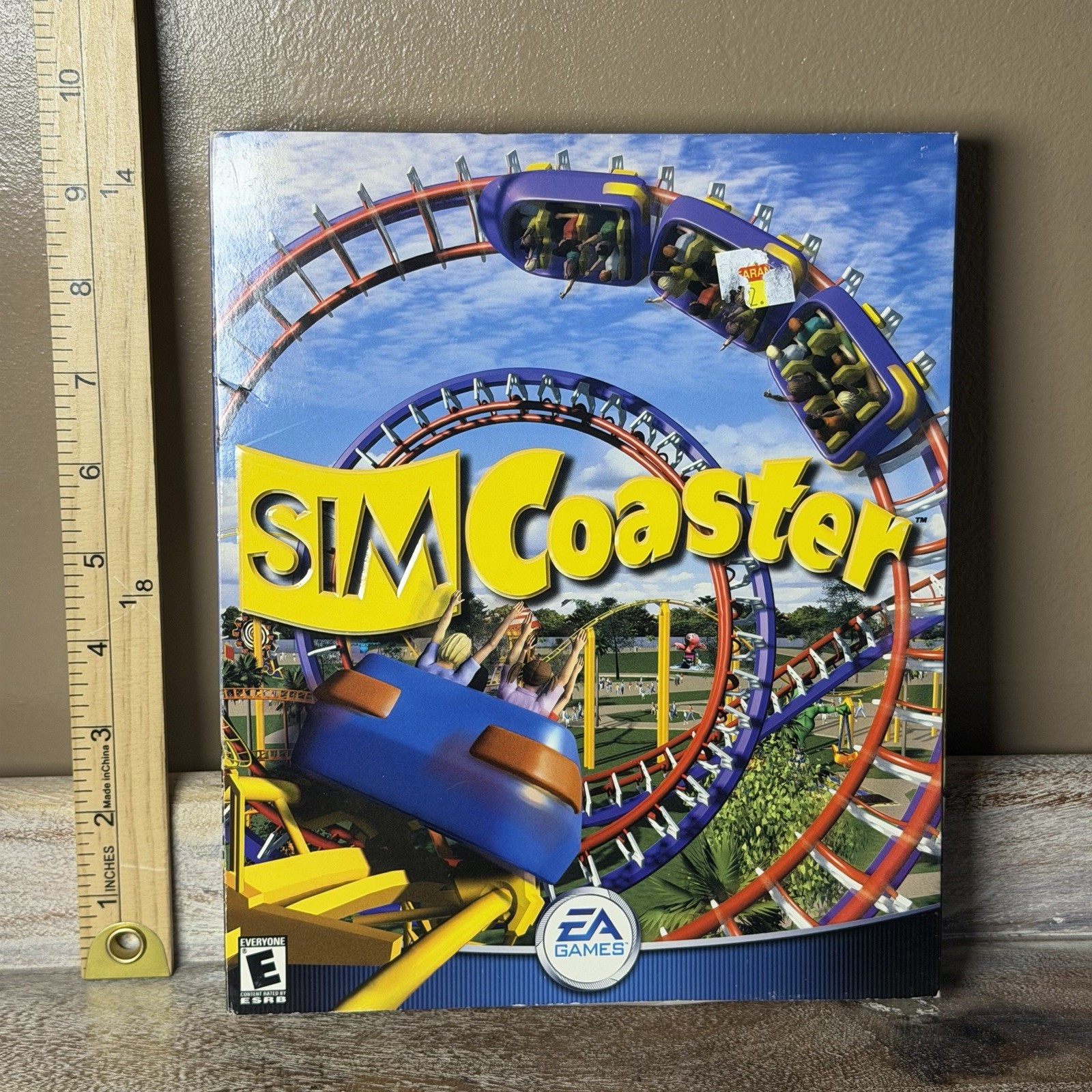 NEW SEALED Sim Coaster (PC, 2000) Original Computer Game Big Box
