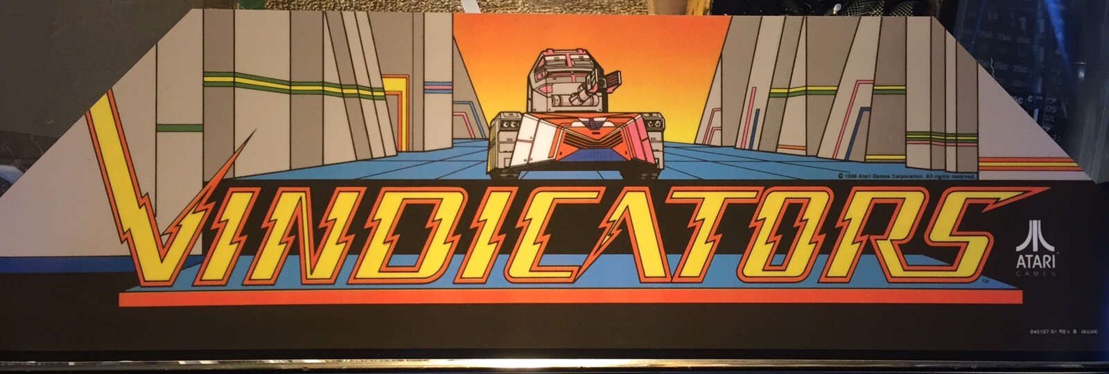 Vindicators Arcade Marquee 25