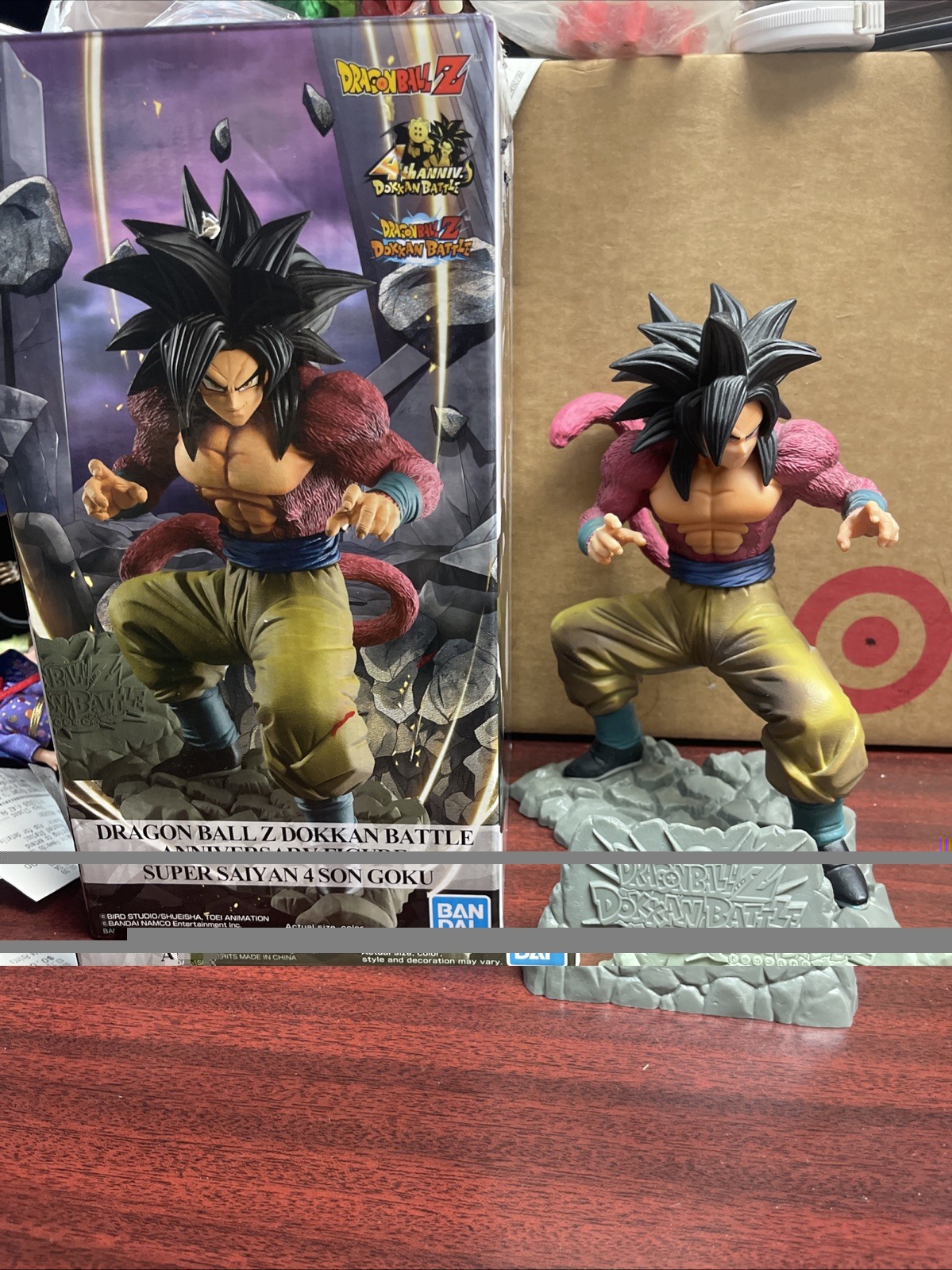 dragon ball z dokkan battle anniversary figure super saiyan 4 son goku