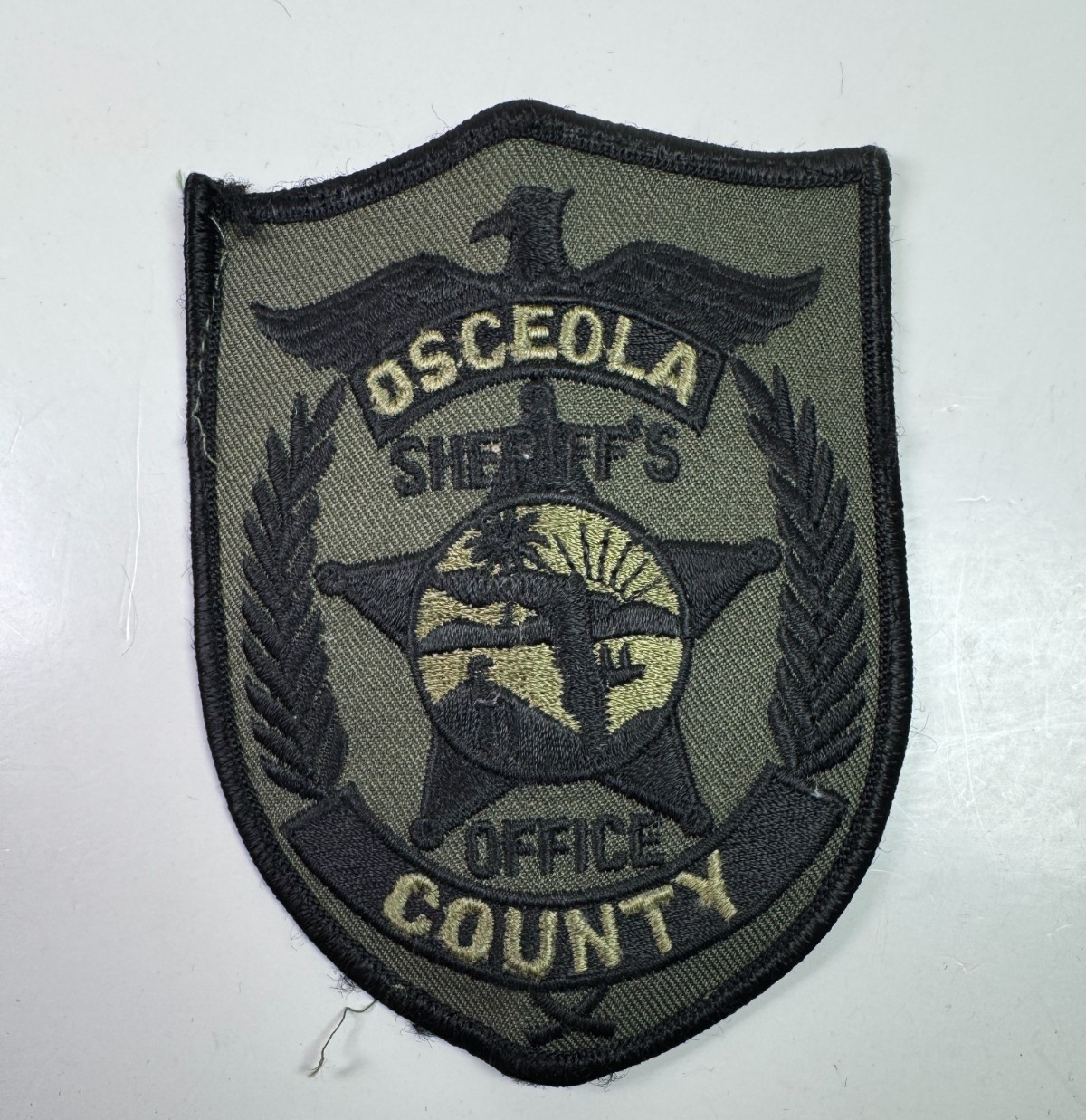 Osceola County Florida Sheriff Subdued Patch CC3