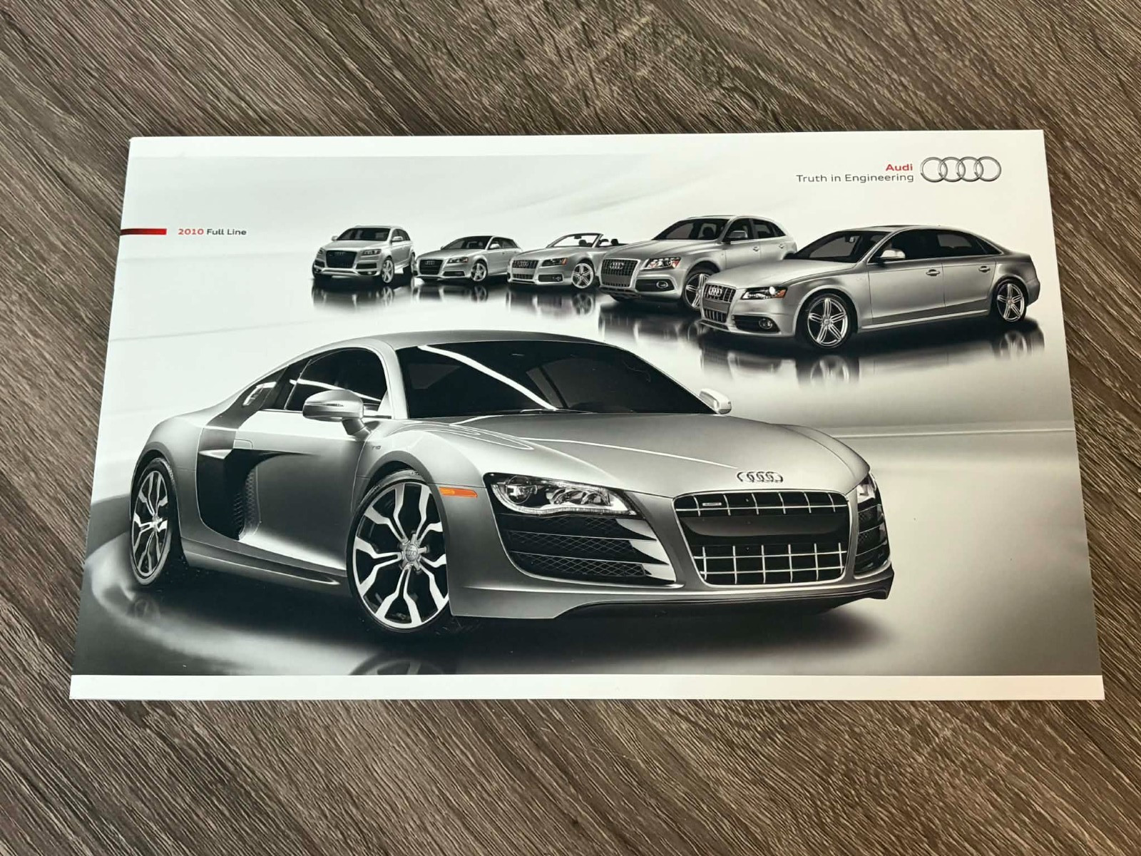 VINTAGE ORIGINAL 2010 AUDI FULL LINE MODEL SALES BROCHURE CATALOG