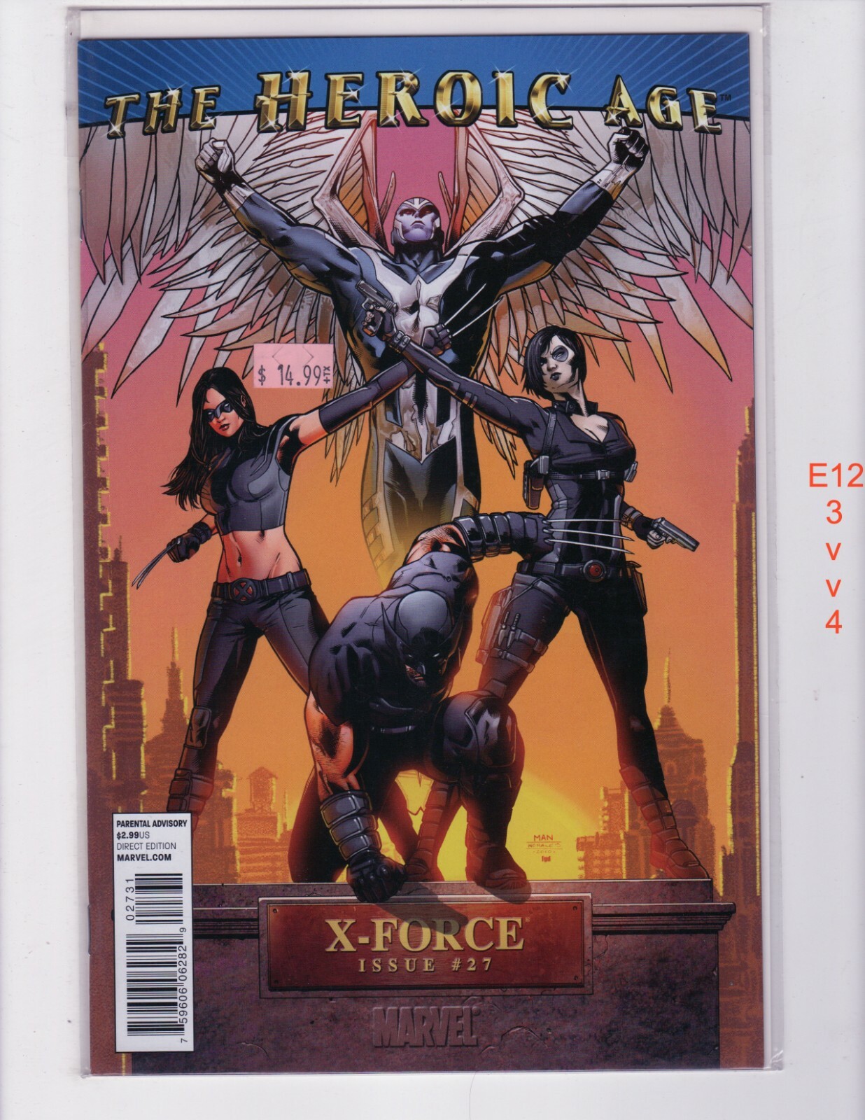 X-Force #27 Mann Heroic Age variant VF/NM 2008 Marvel e1234