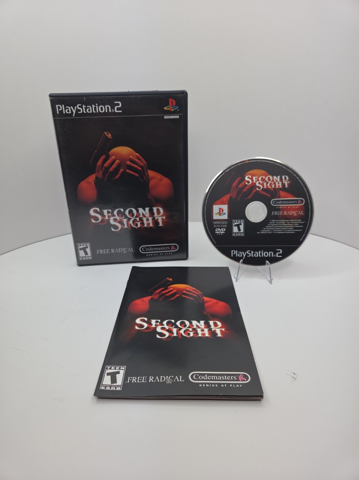 Second Sight (Sony PlayStation 2, 2004) CIB, TESTED AND WORKING