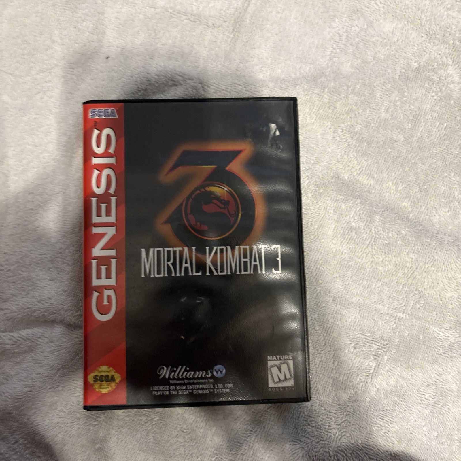 Mortal Kombat 3 (Sega Genesis) No Manual - Auth Good Condition