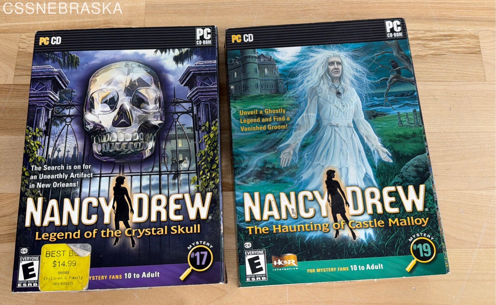 Nancy Drew: Legend of the Crystal Skull and The Haunting of Castle Malloy