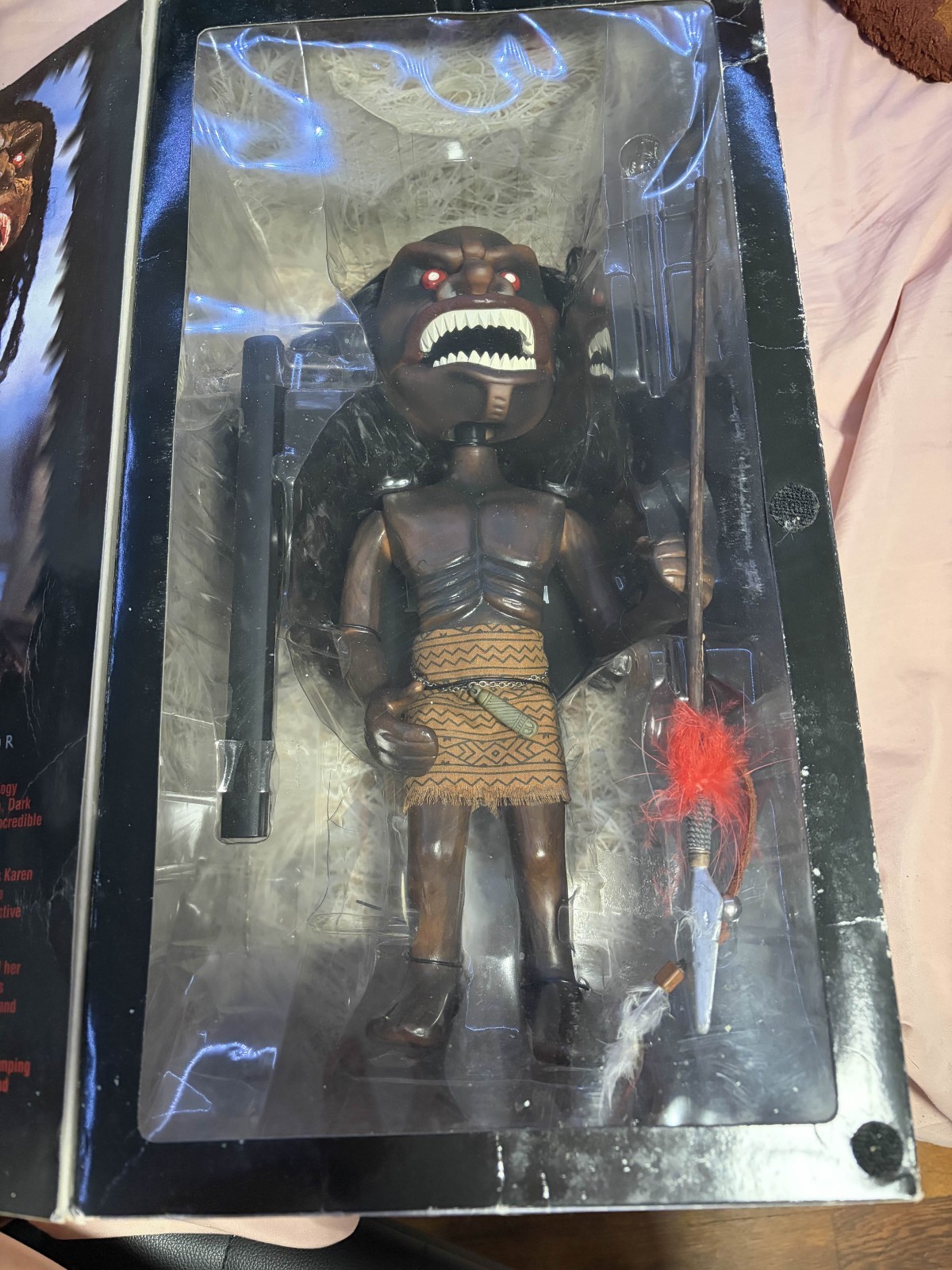 Trilogy of Terror Zuni Fetish Warrior Doll *SEALED* Good Condition
