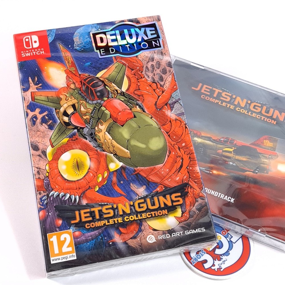 Jets'n'Guns Complete Collection Switch (Deluxe Edition) Red Art Games New (Game