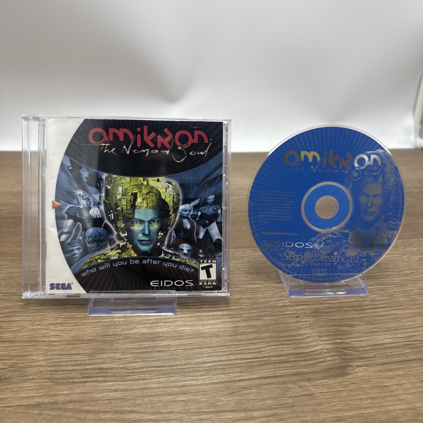 Omikron: The Nomad Soul (Sega Dreamcast, 2000) Disk + Manual - Tested - READ