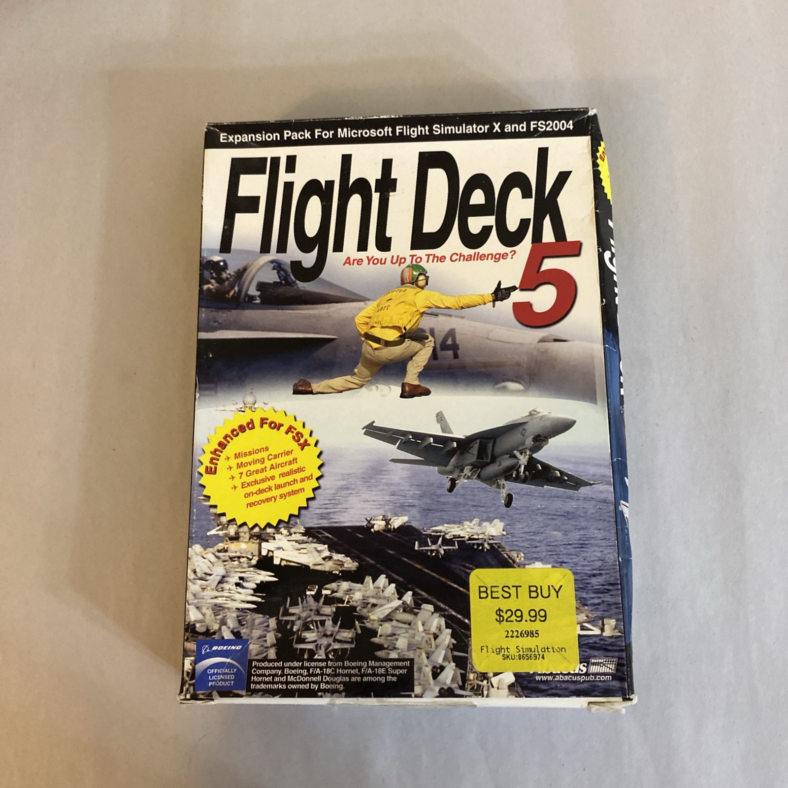 Flight Deck 5 (PC, 2007) Expansion Pack for Microsoft Flight Simulator X