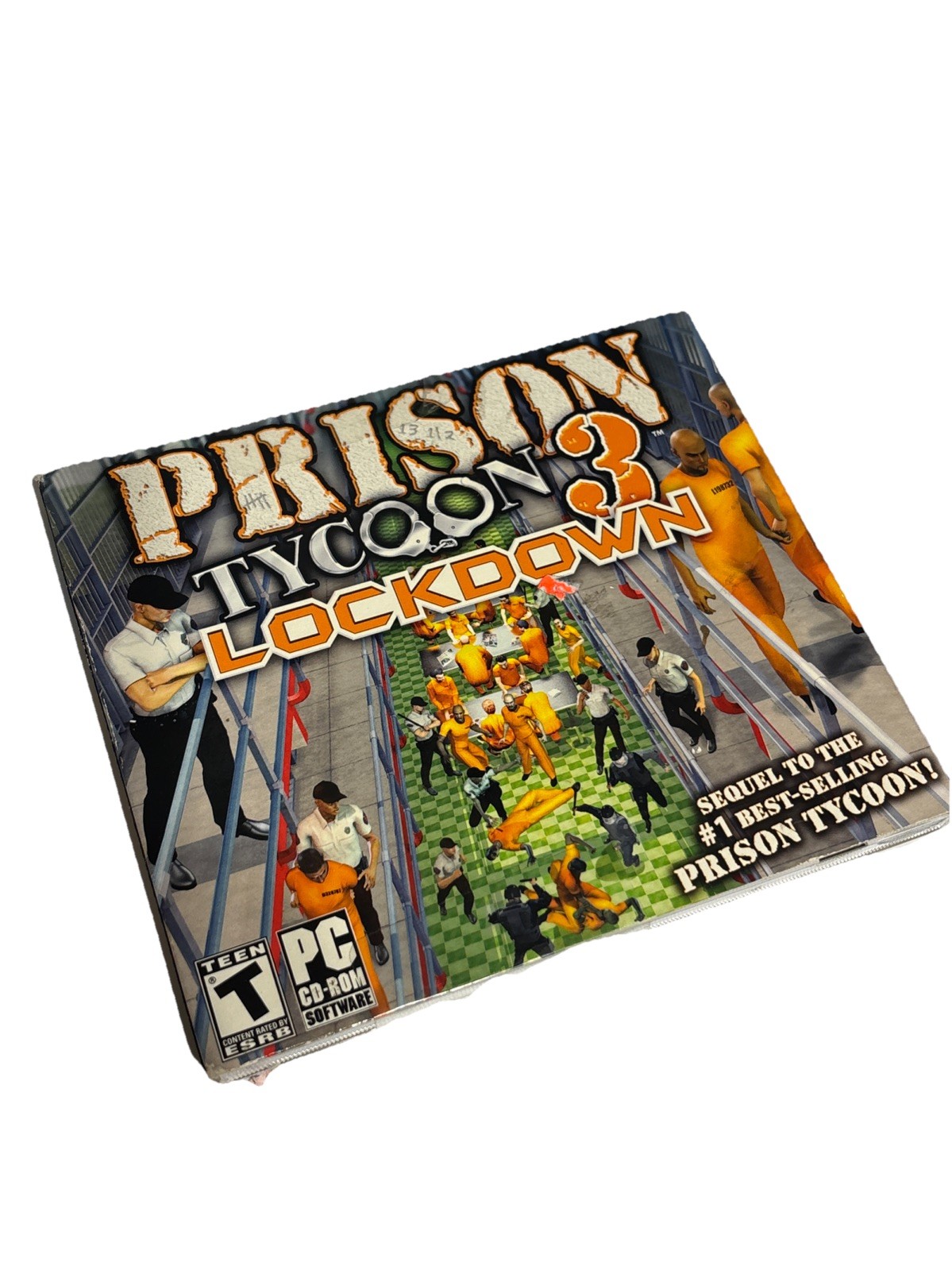 Prison Tycoon 3: Lockdown - Windows PC Rare Slip Cover New 