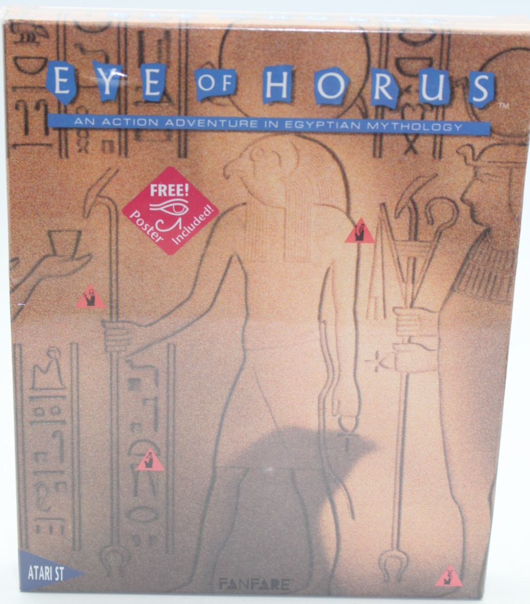 Eye of Horus Atari ST US Release Rare Complete Tested Britannica Software SEALED