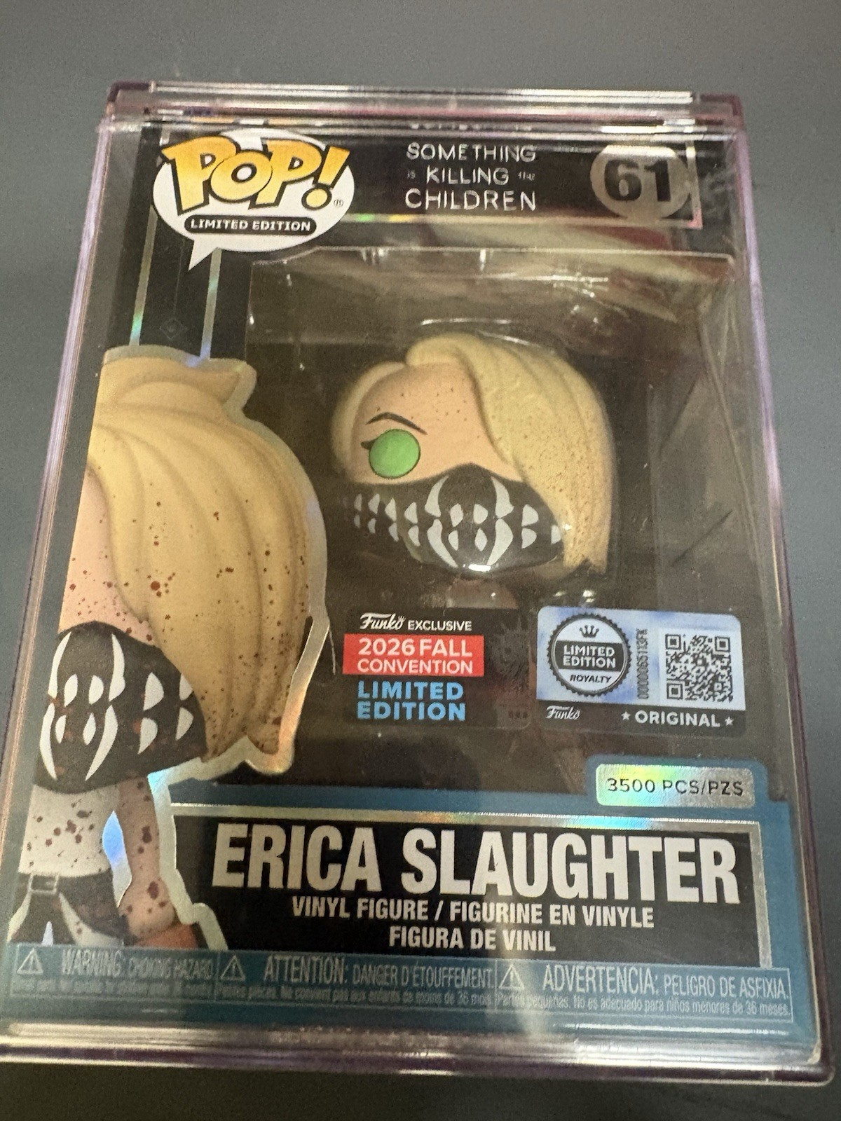 Funko Pop #61 Erica Slaughter NYCC 2026 Shared Sticker LE 3500 Something is Kill