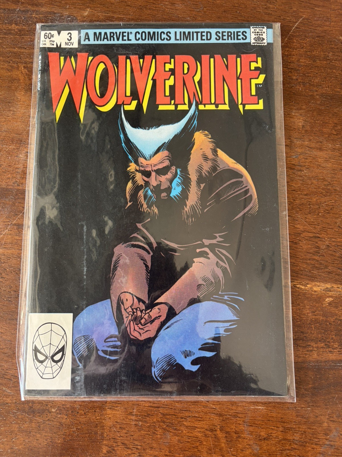 Wolverine 3 1982 Newsstand Edition Marvel Limited Series Frank Miller High Grade