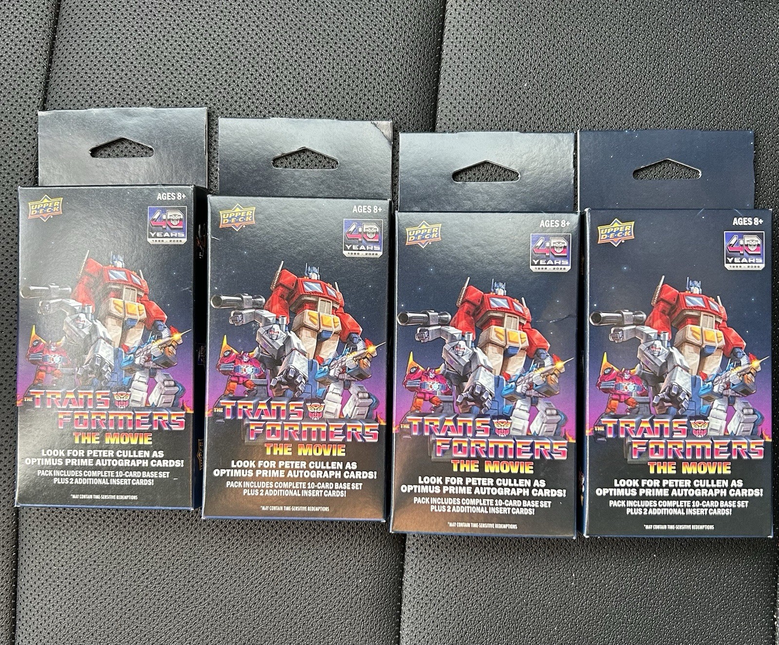 Upper Deck Transformers Movie Sealed Trading Cards Lot of 4(12 Cards) FAST SHIP
