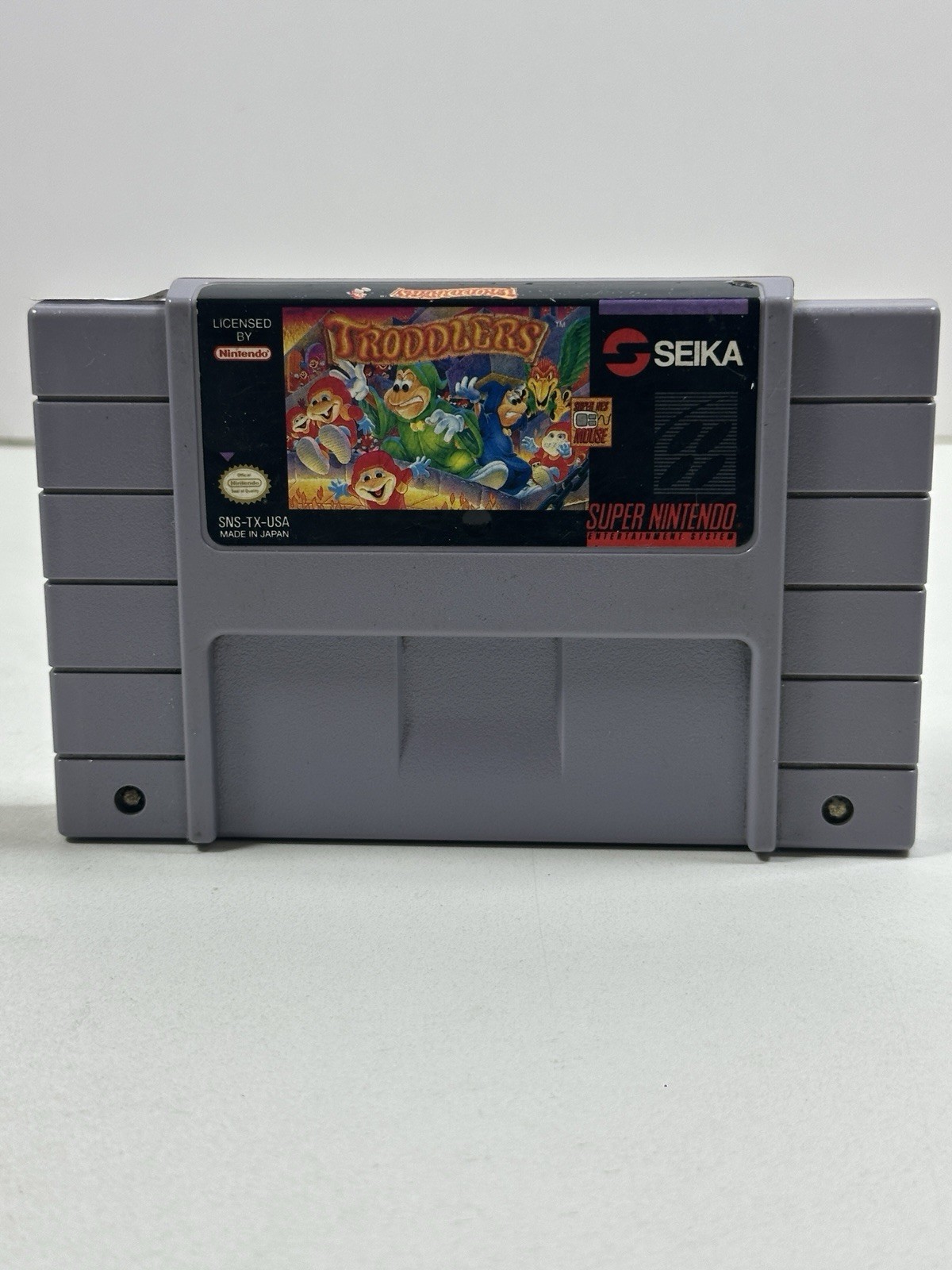 Troddlers - Super Nintendo SNES - Authentic, Working Cartridge