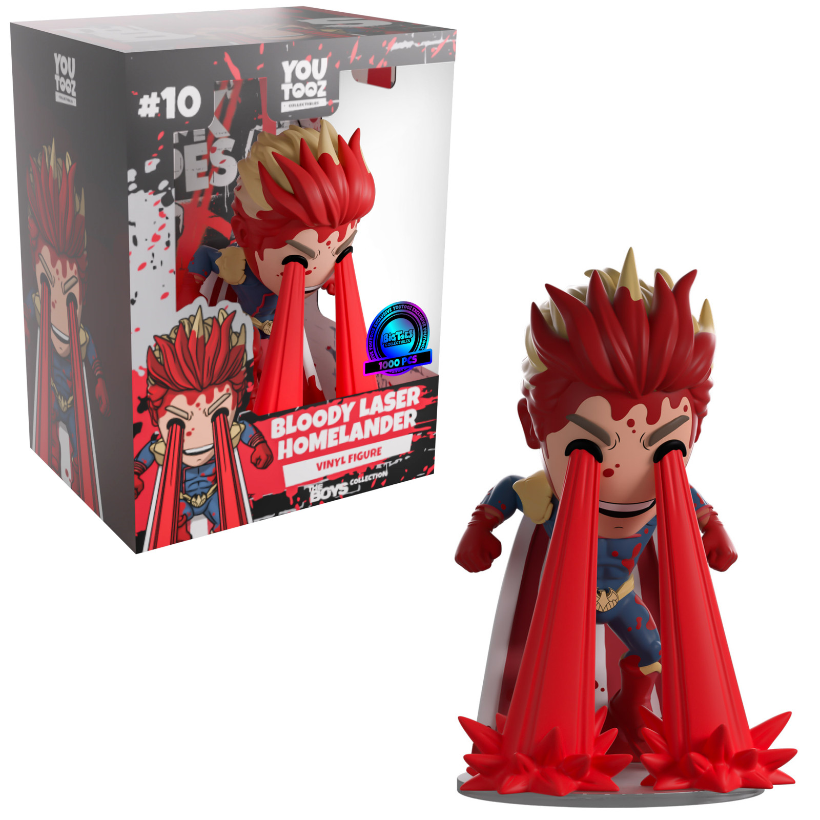 Youtooz Television The Boys Bloody Laser Homelander BigToes Collectibles Exclusi